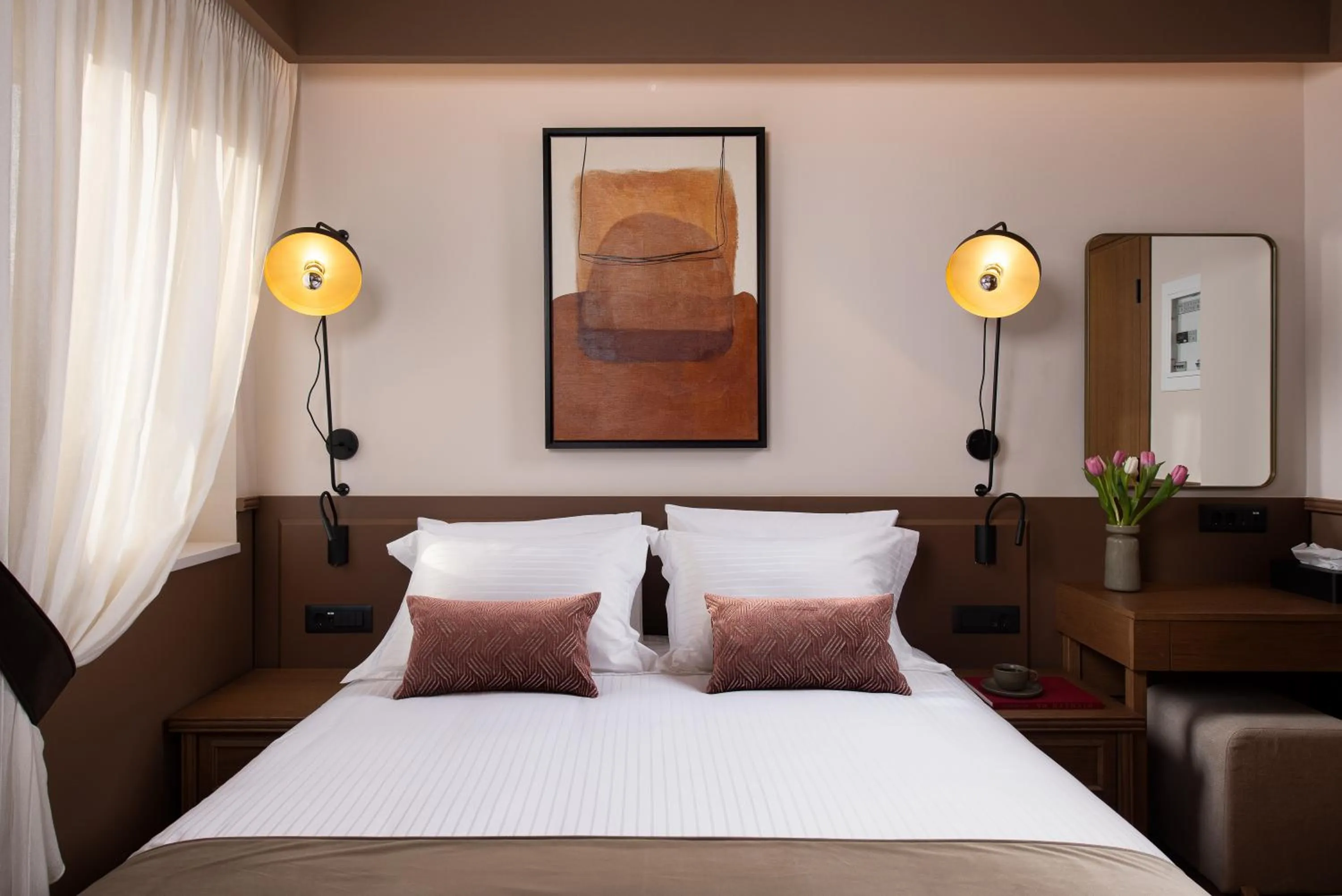 Bed in The K Nest Hotel Nafplio