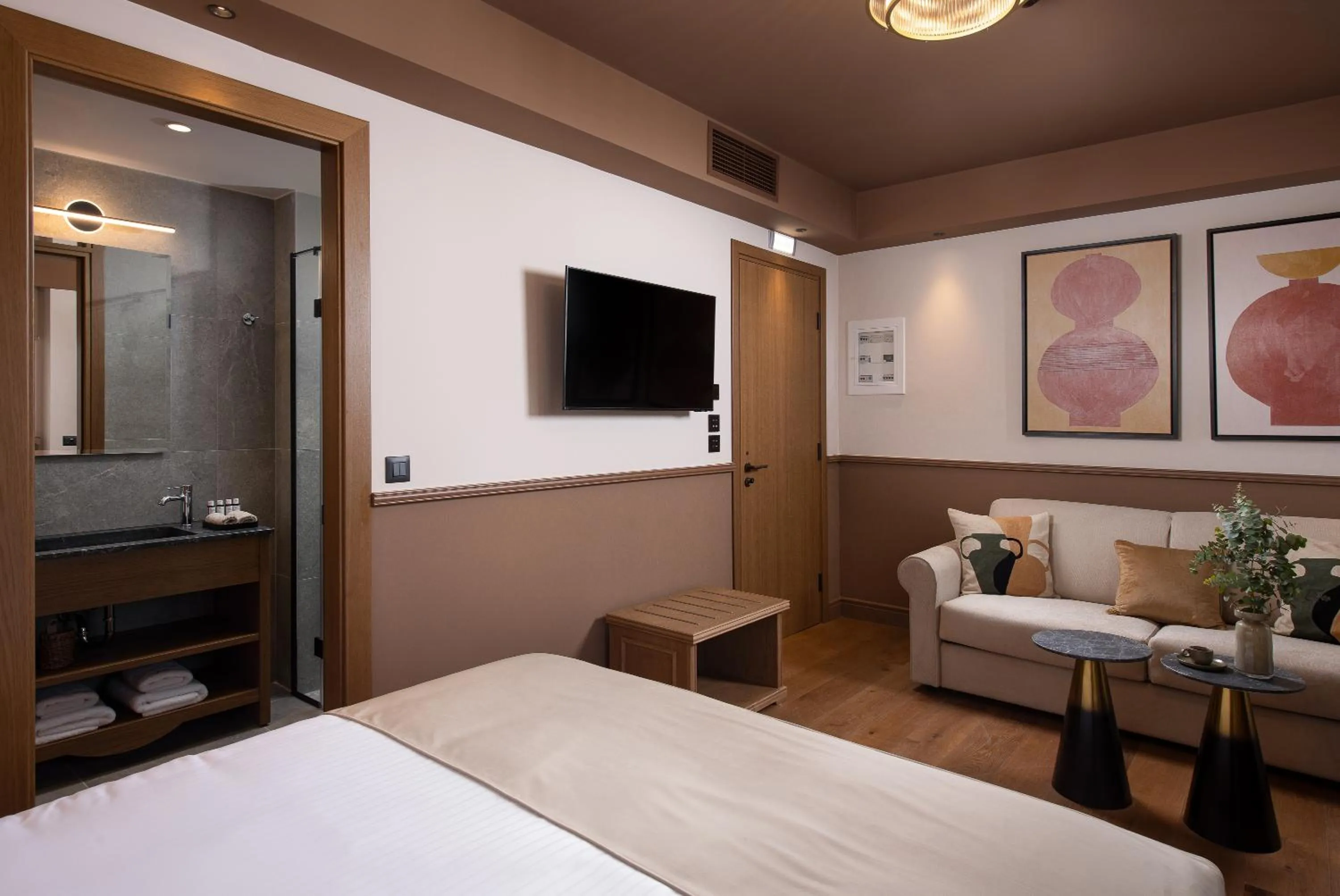 Bed in The K Nest Hotel Nafplio