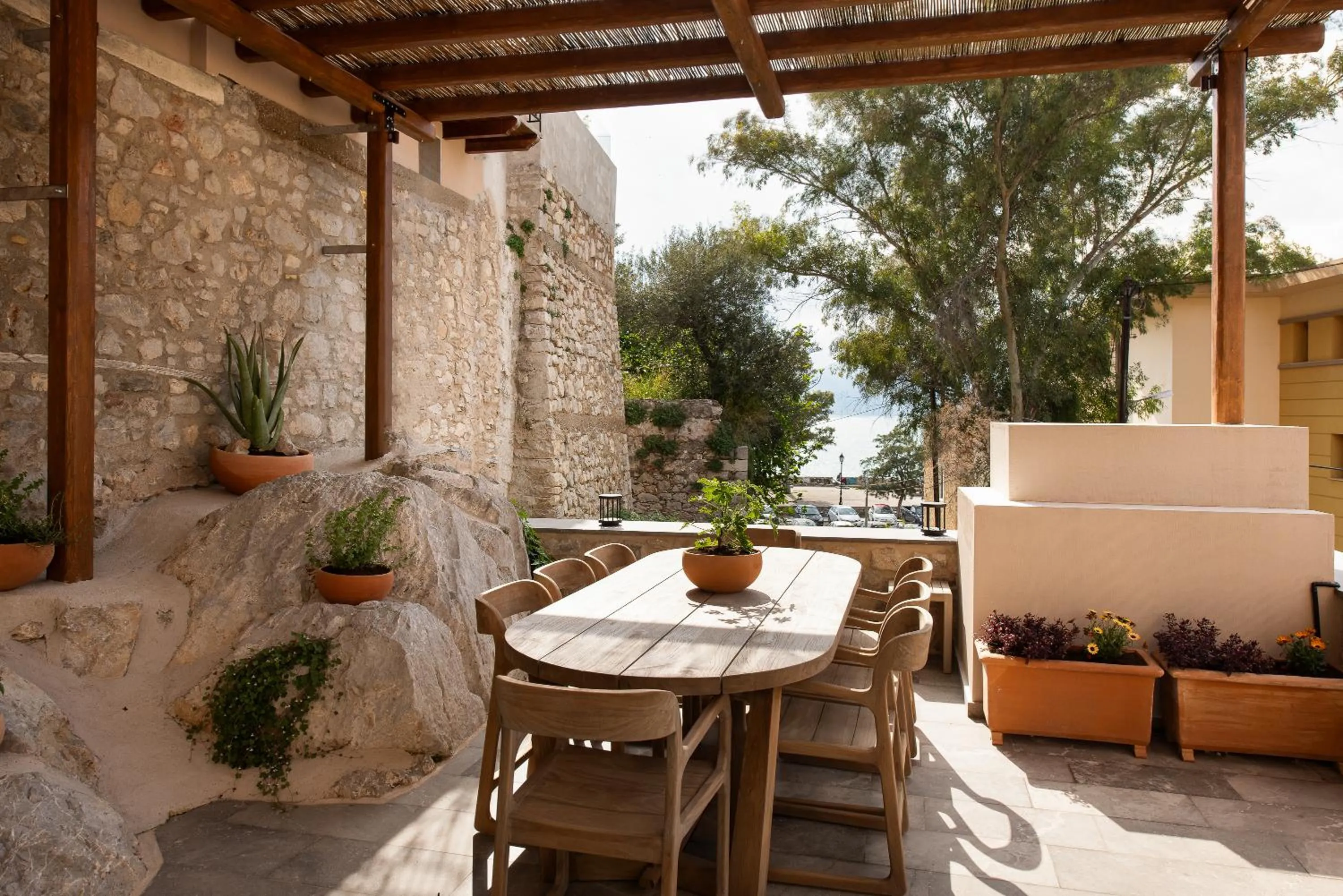 Patio in The K Nest Hotel Nafplio