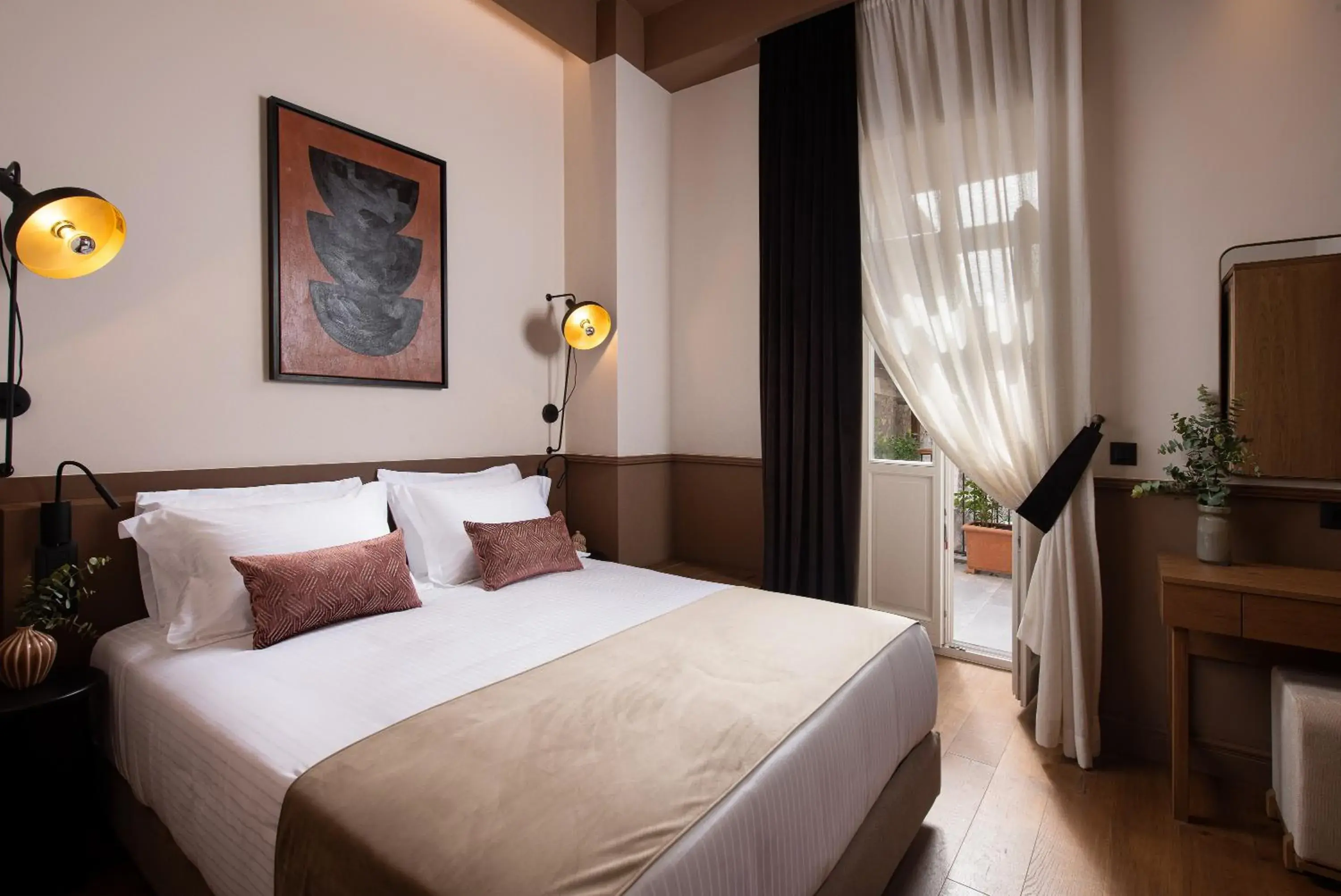 Deluxe Double Room with Partial Sea View in The K Nest Hotel Nafplio Deluxe Double Room with Partial Sea View in The K Nest Hotel Nafplio