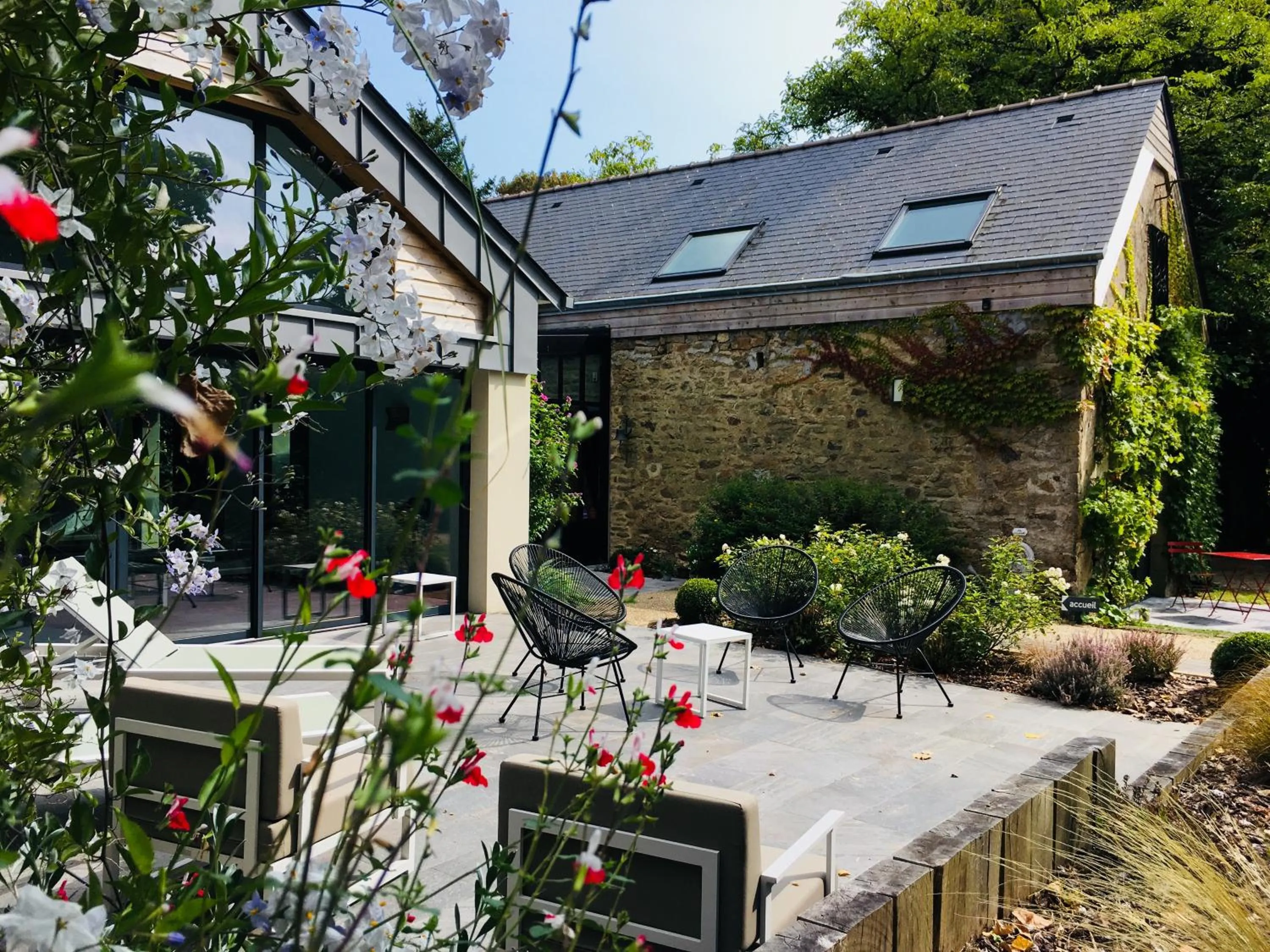 Balcony/Terrace in Manoir des Eperviers