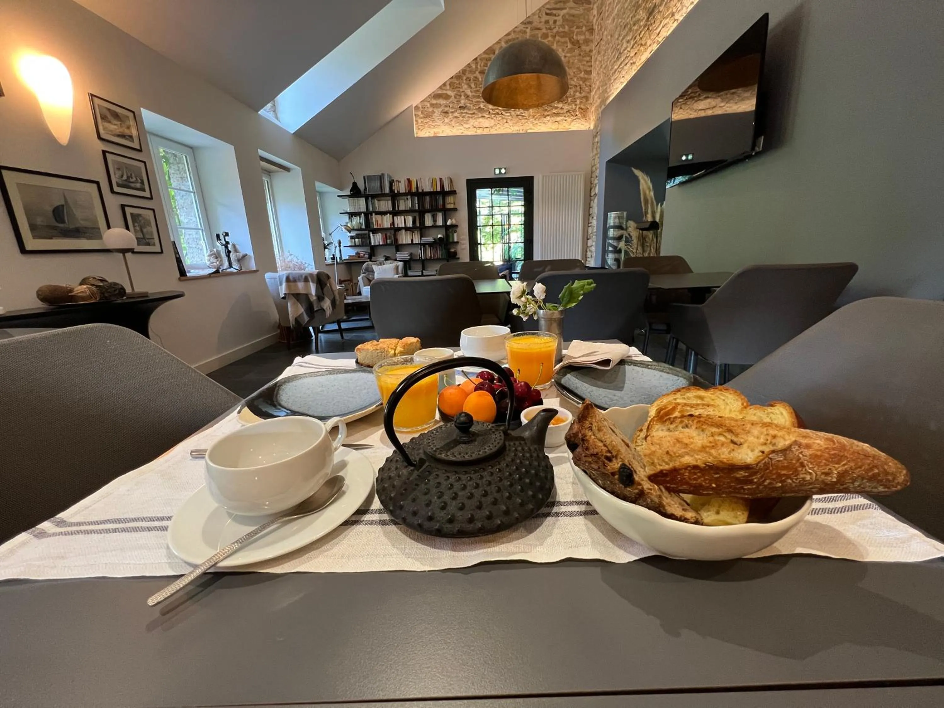 Breakfast in Manoir des Eperviers