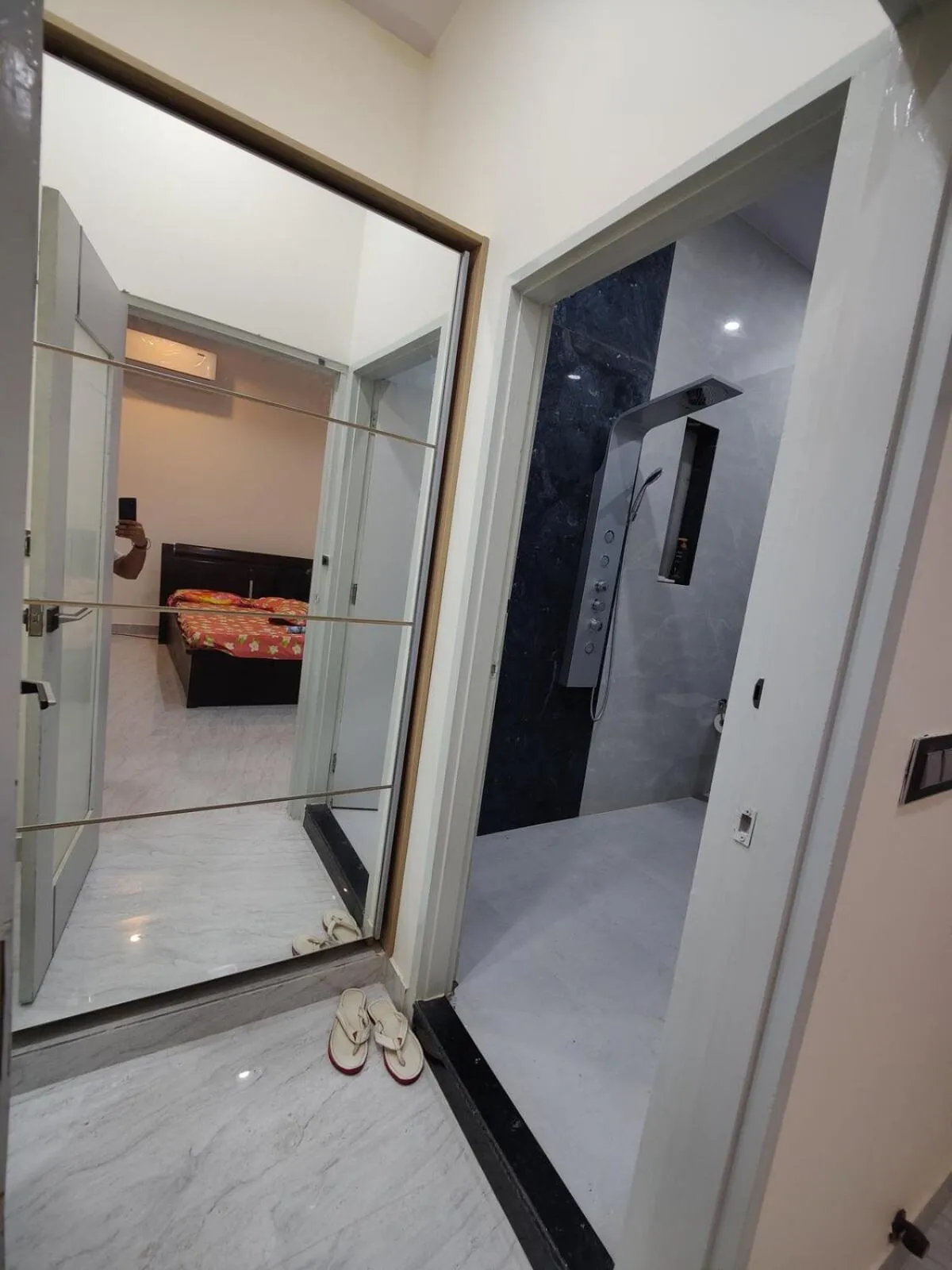 Bed in Luxurious & Elegant 1BHK Retreat