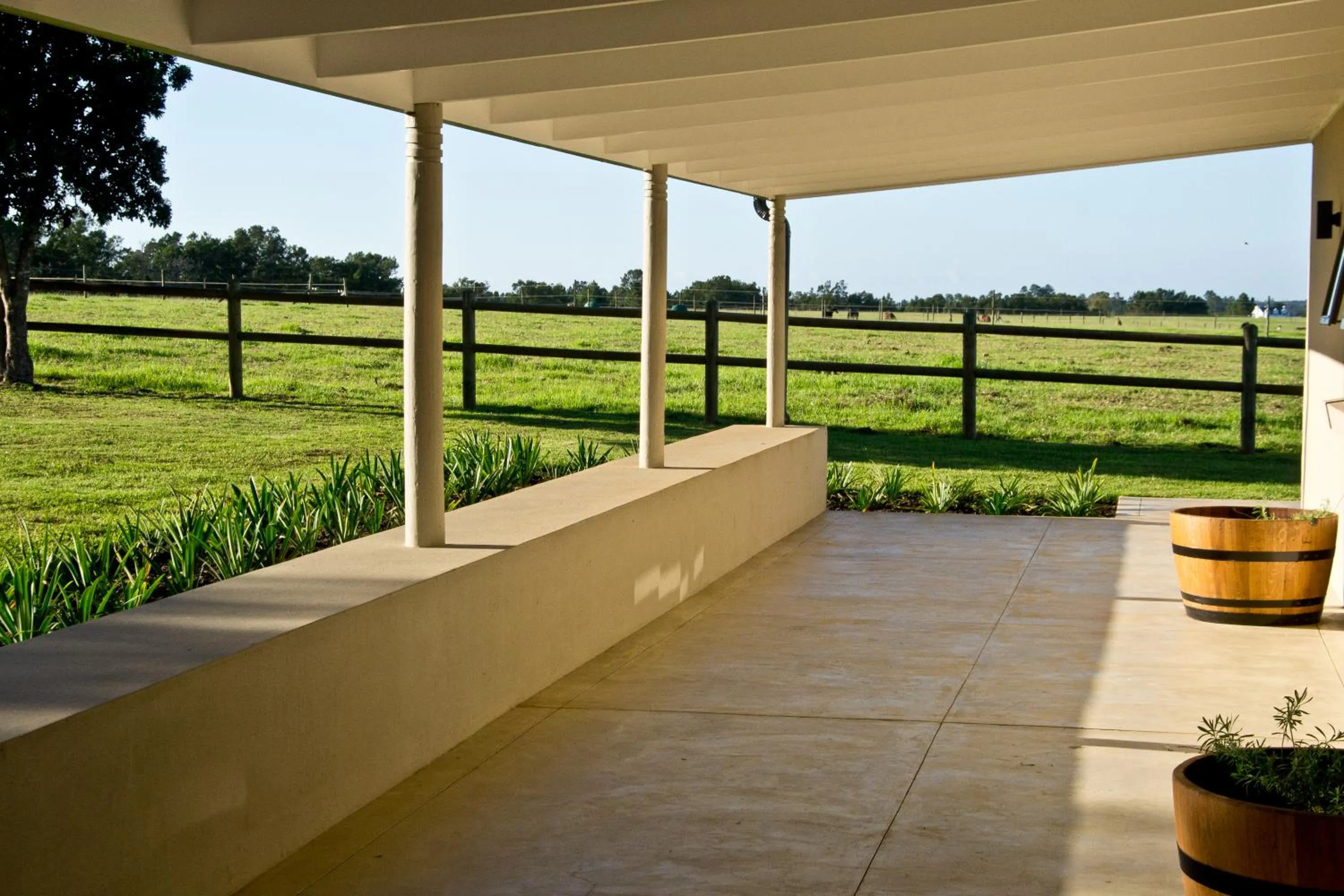 Patio in Kay and Monty Vineyard View