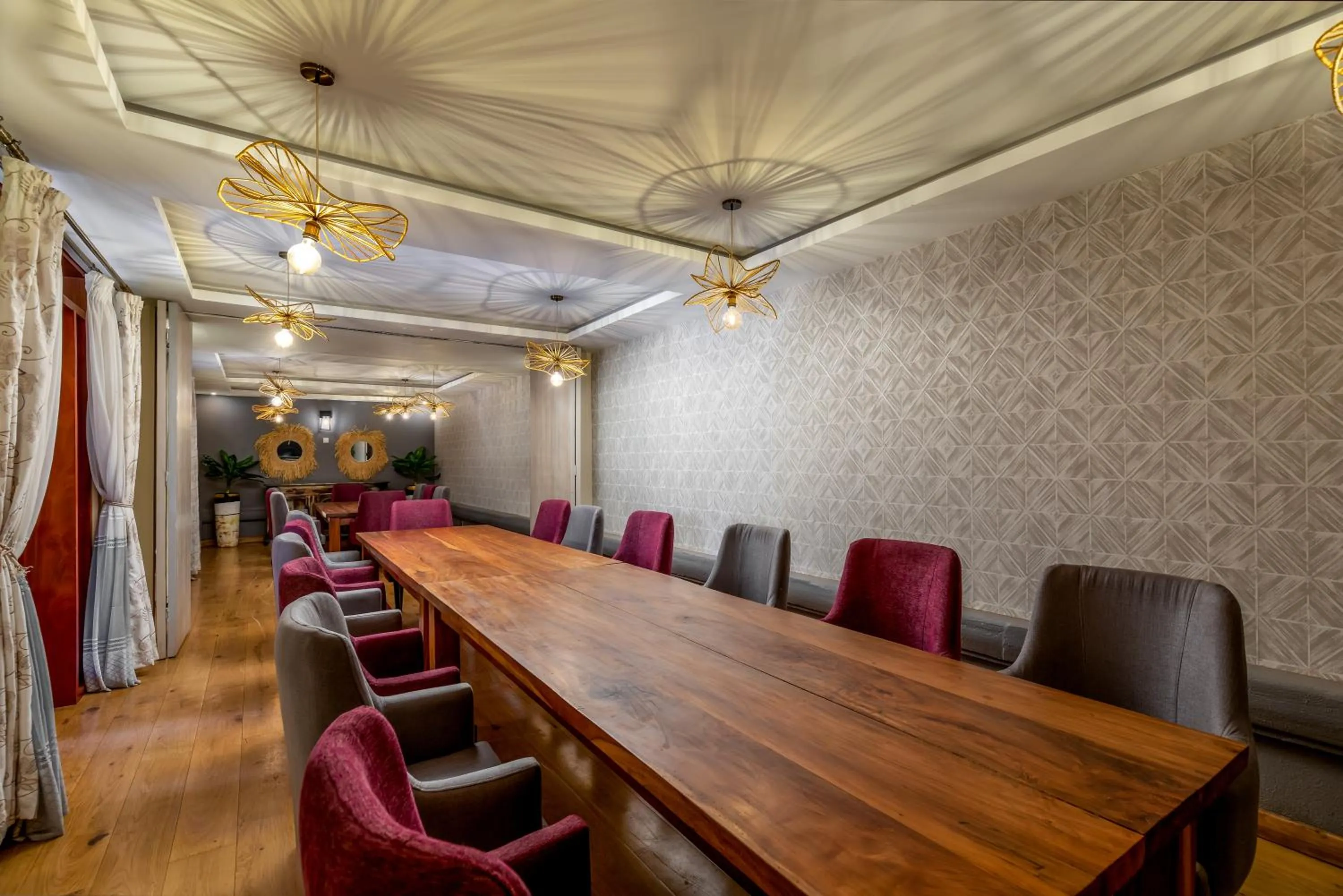 Seating area in The Emin Pasha Hotel & Spa Kampala