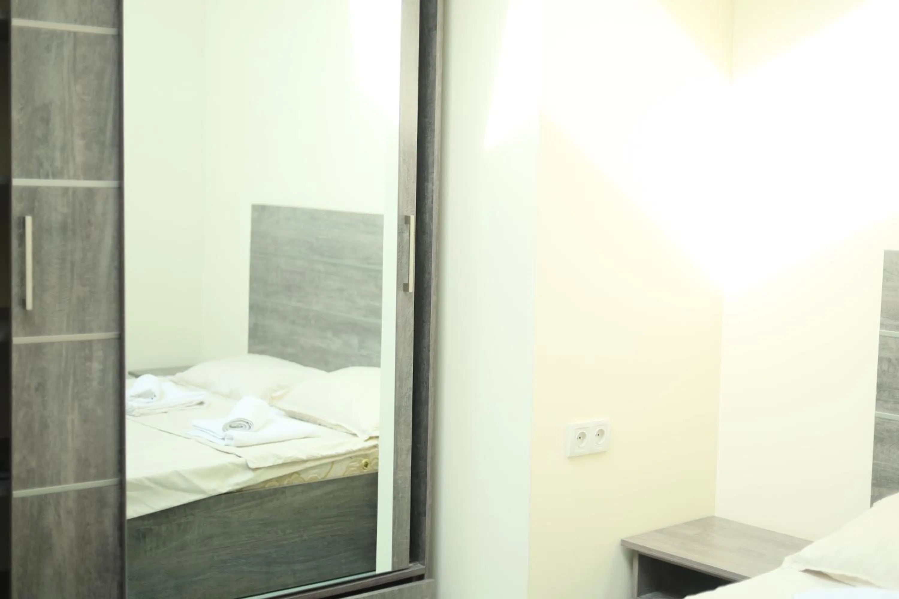 Bed in Art Hotel Yerevan