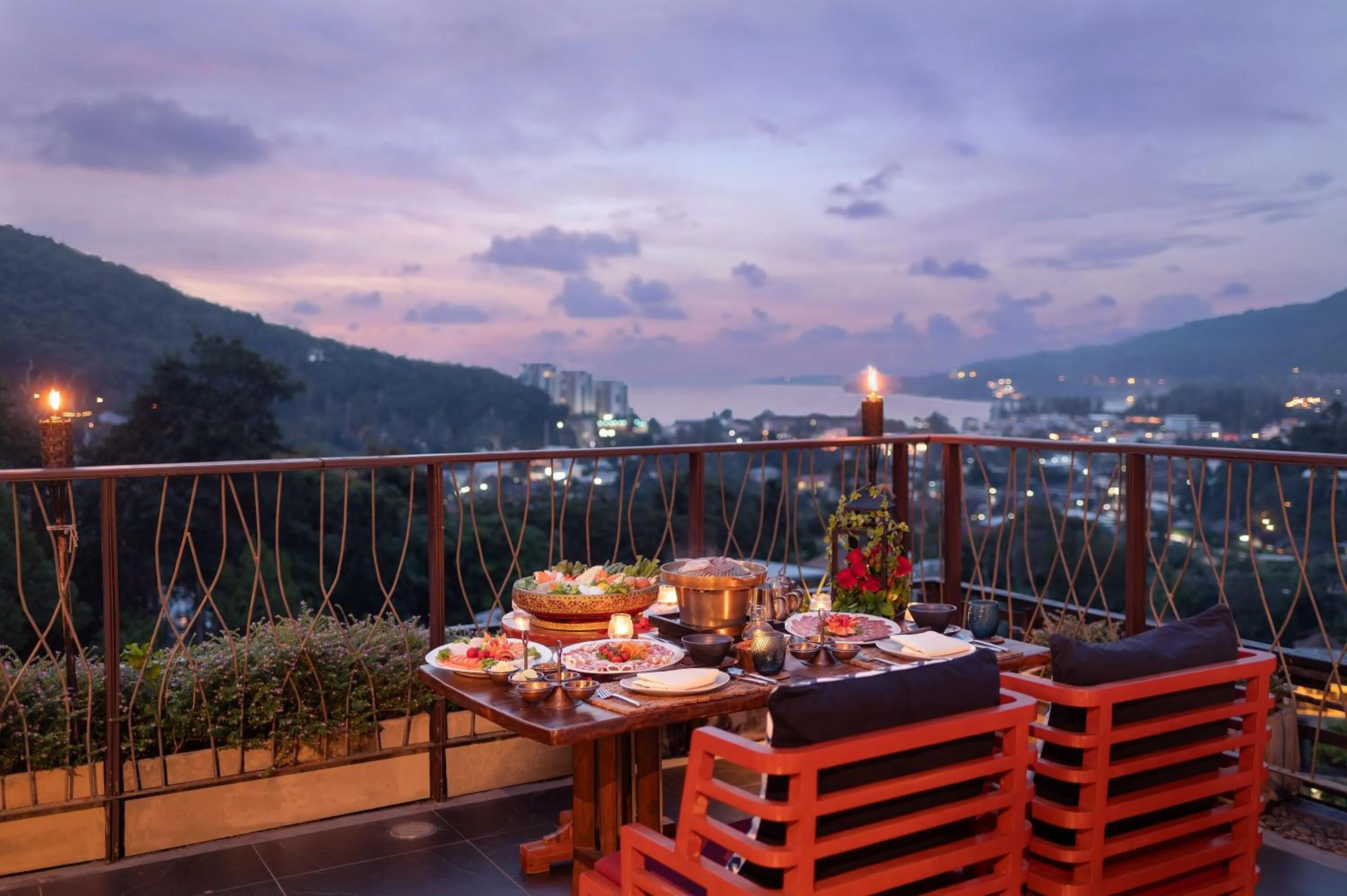 Dining area in Keemala