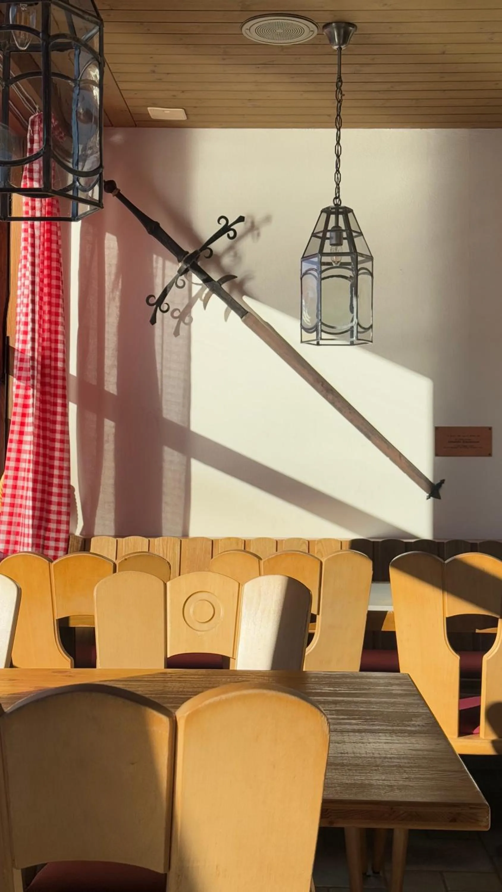 Seating area in Seehotel Schwert