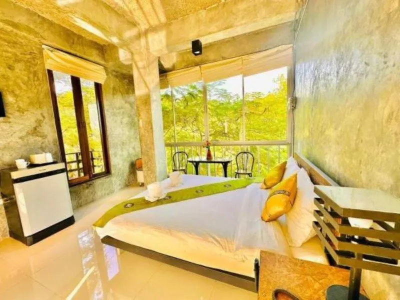 Bed in Hern Lhin Natural Resort