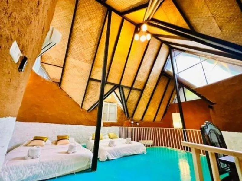 Bed in Hern Lhin Natural Resort