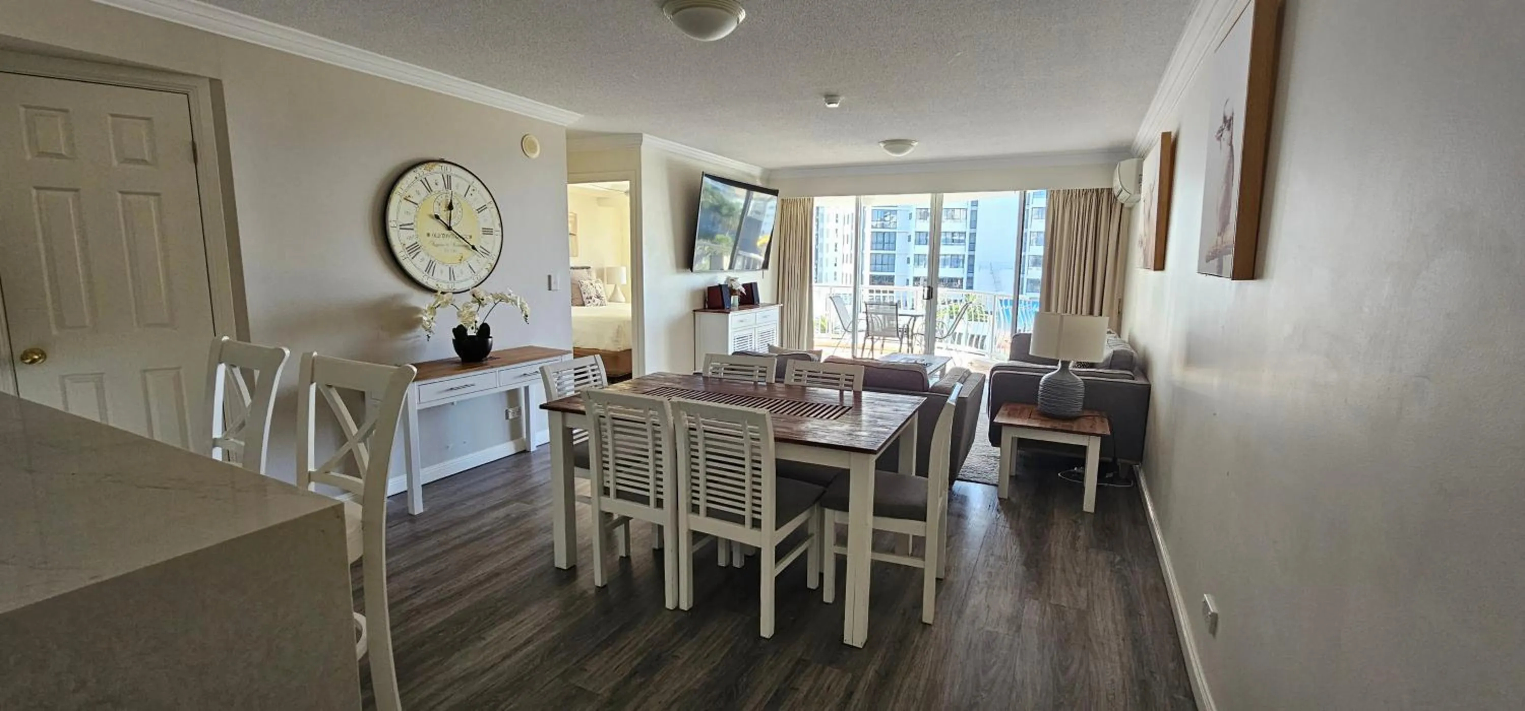 Living room in Broadbeach Holiday Apartments