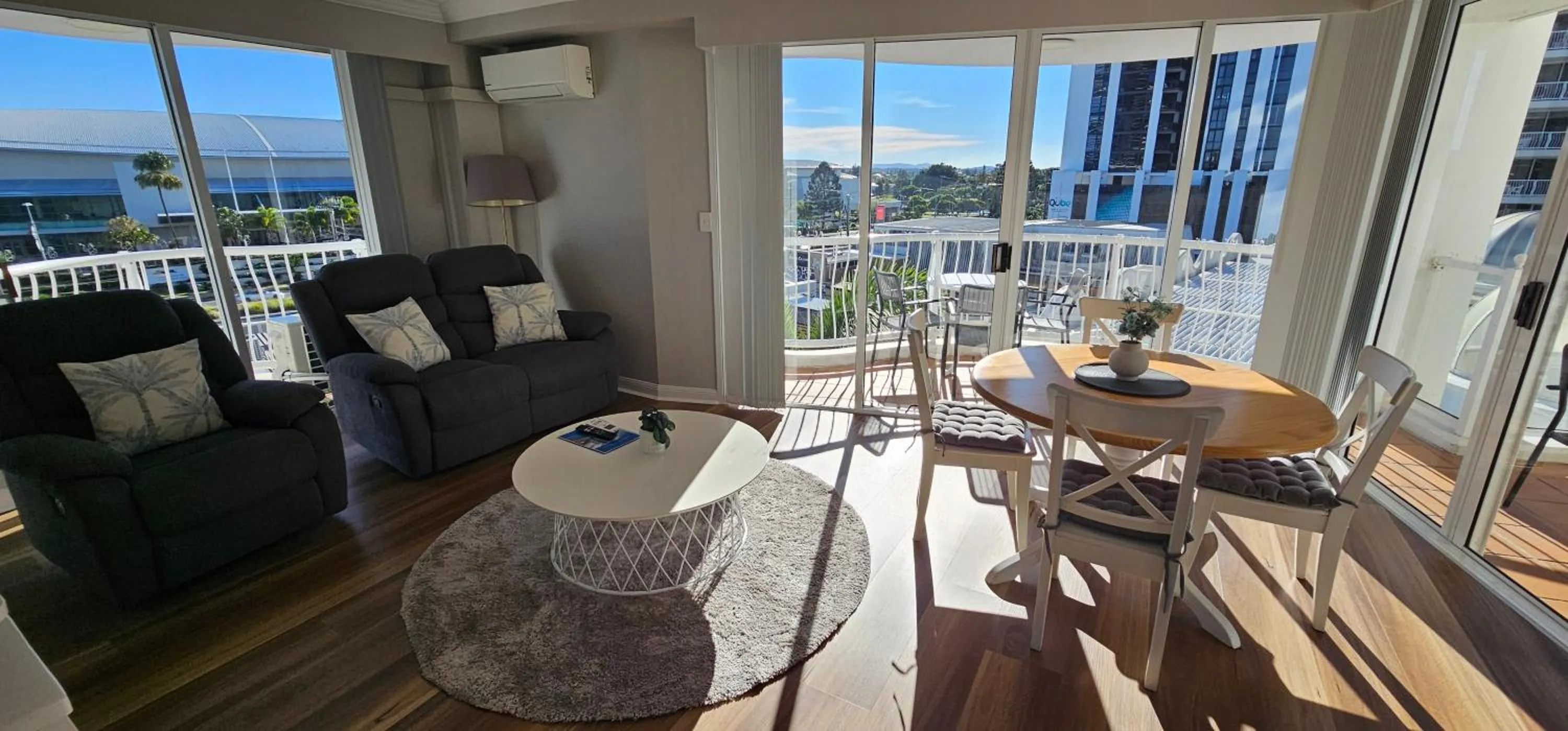 Living room in Broadbeach Holiday Apartments