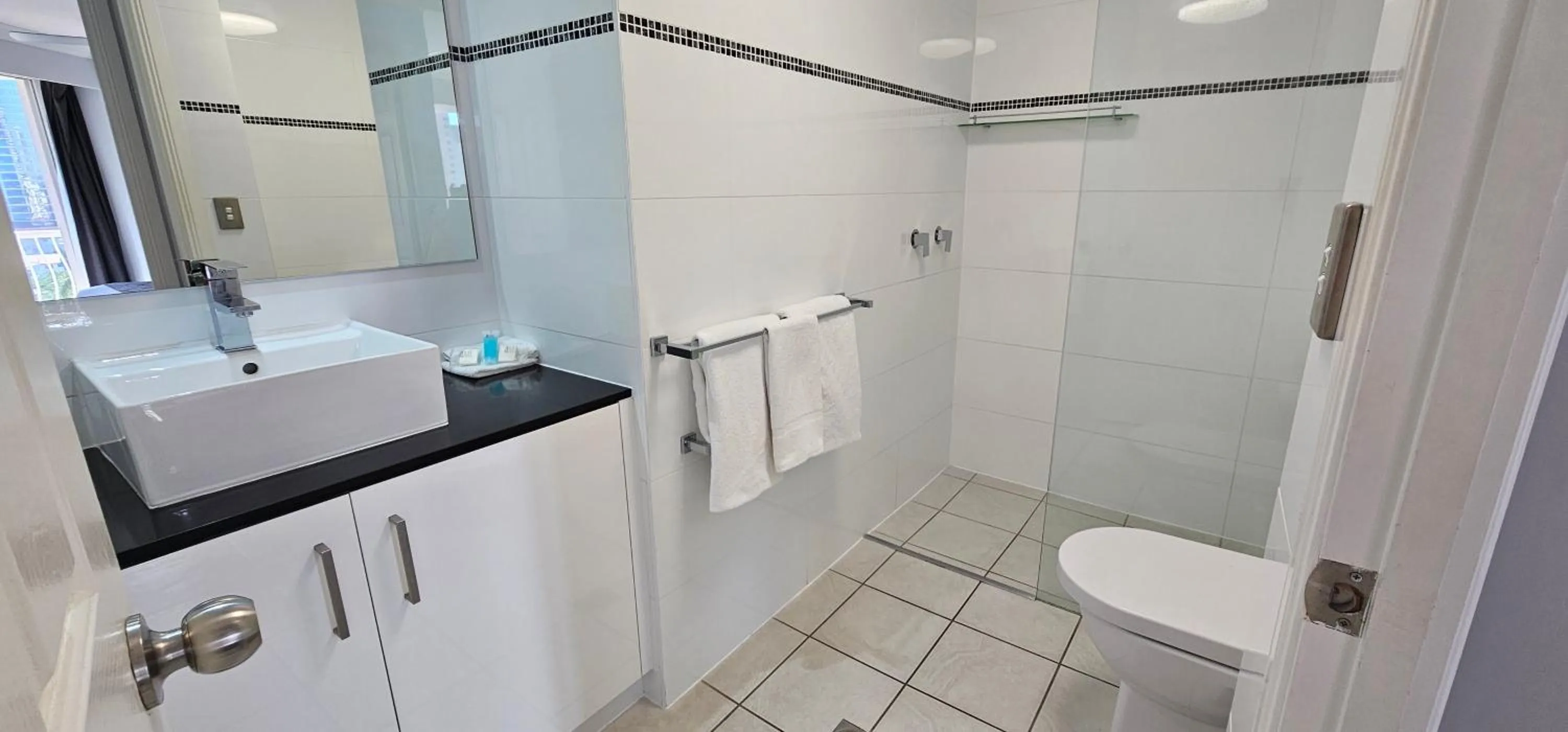 Bathroom in Broadbeach Holiday Apartments