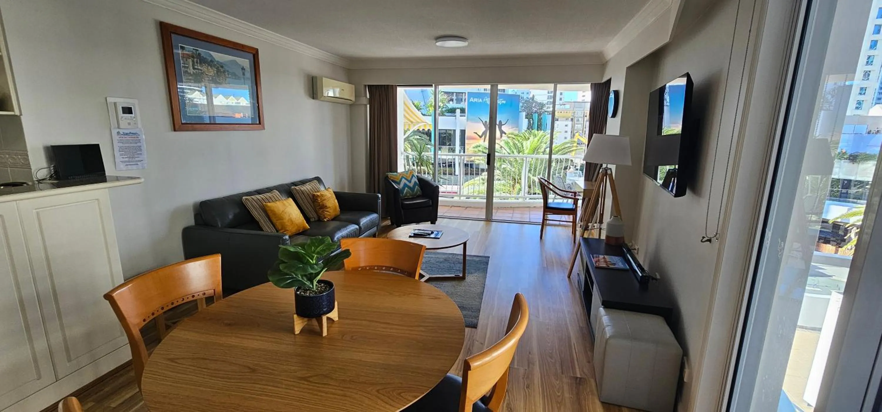 Living room in Broadbeach Holiday Apartments