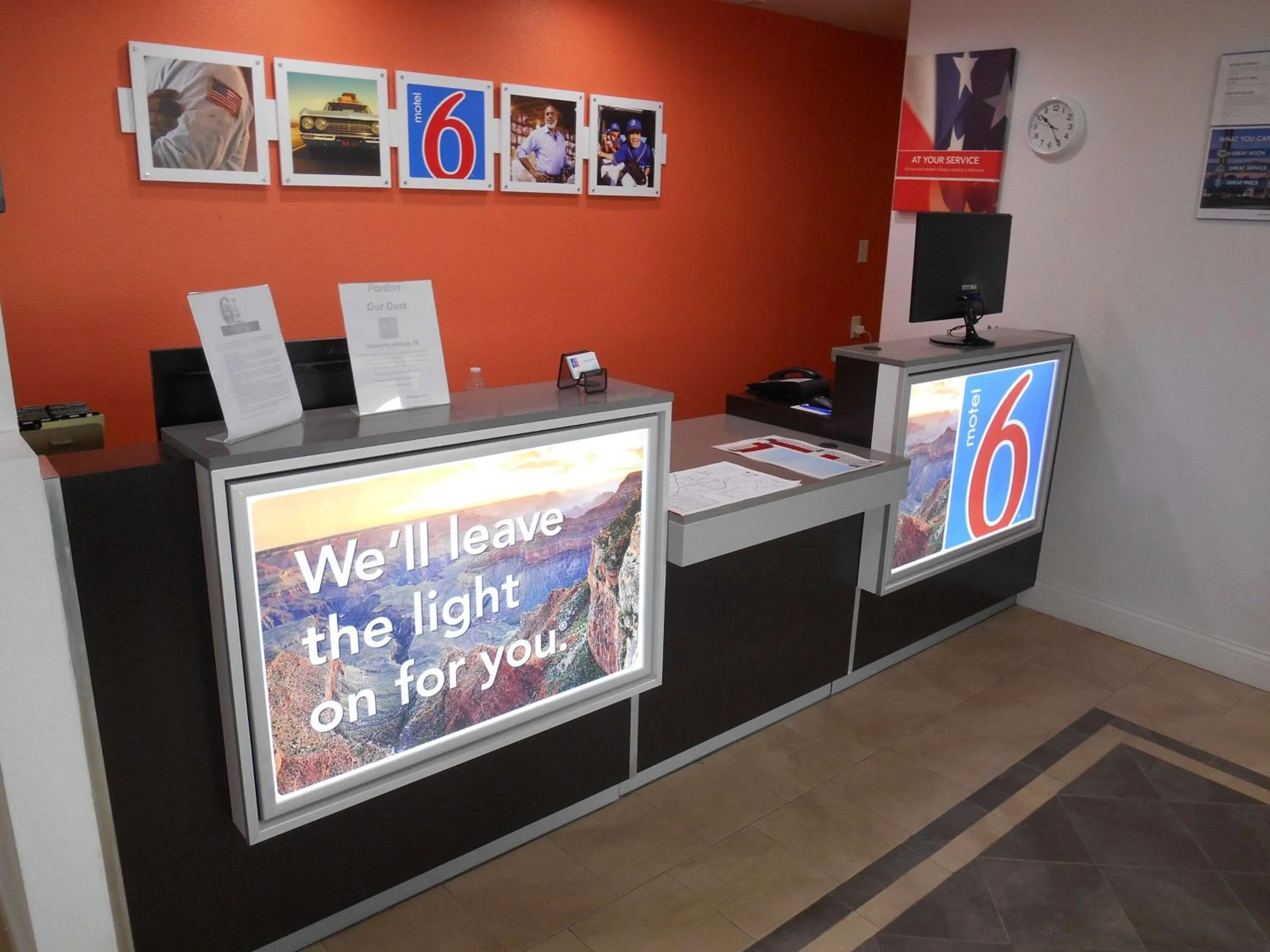 Lobby or reception in Motel 6 Abilene, TX - East