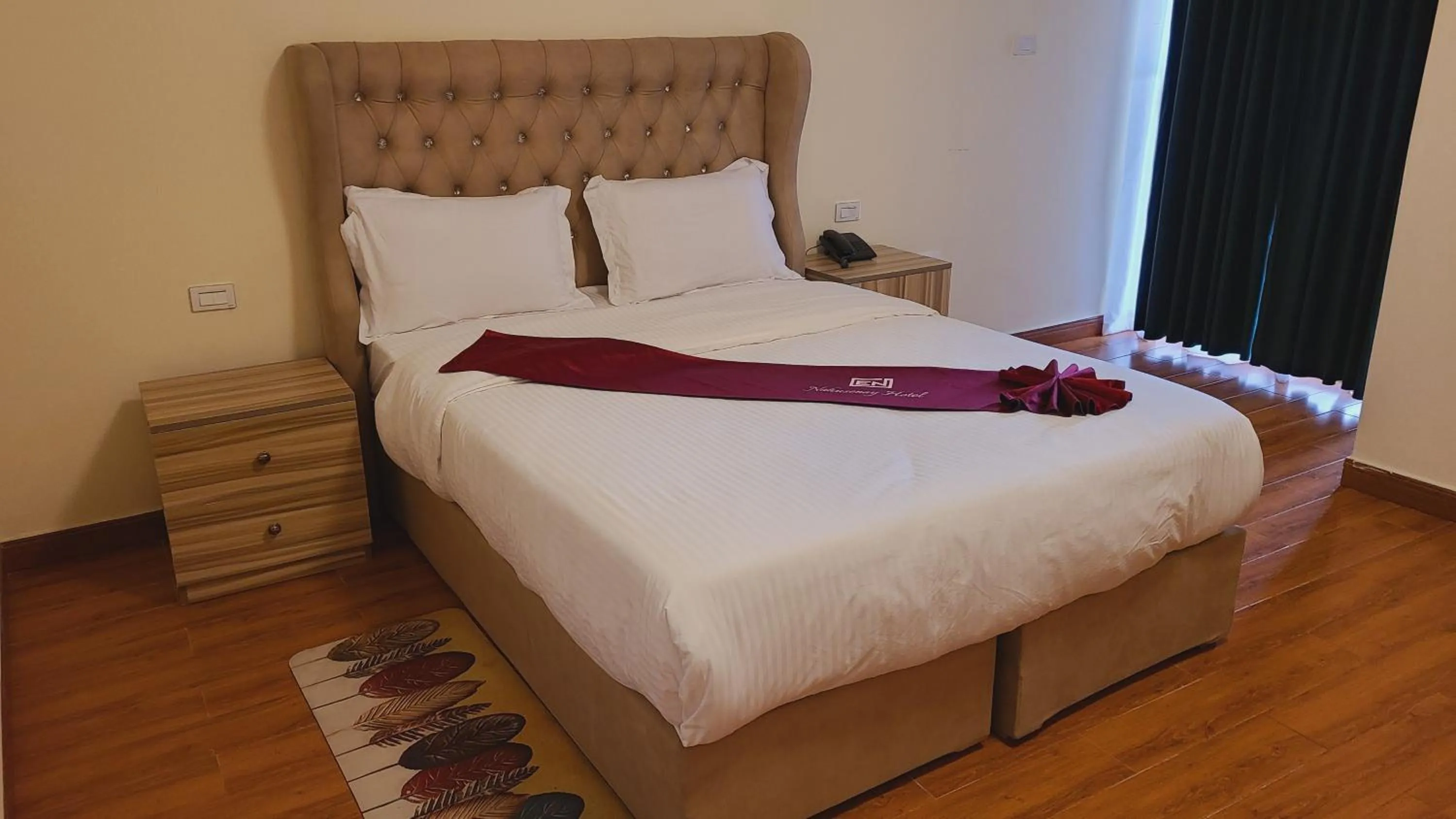 Bed in Nahusenay hotel