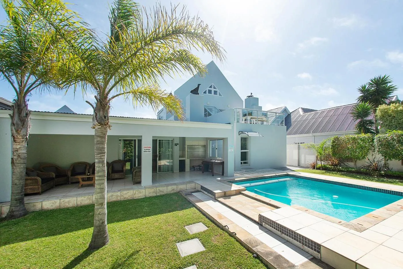 Swimming pool in Millard Crescent Guest House