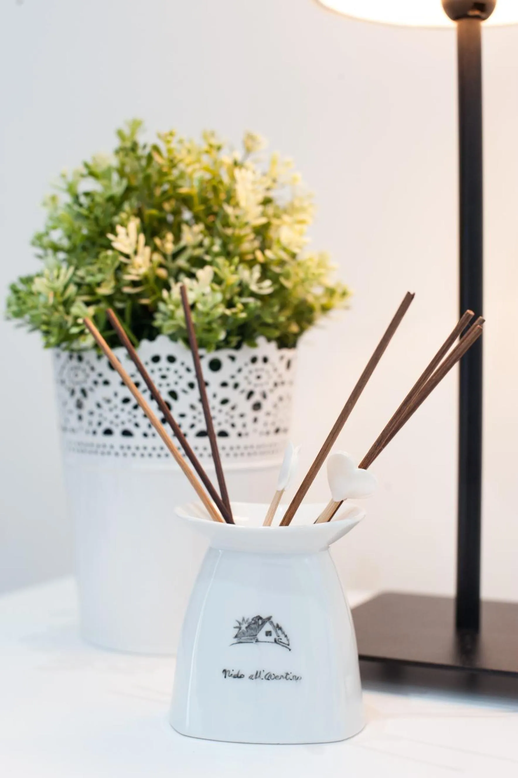 Decorative detail in Nido all'Aventino