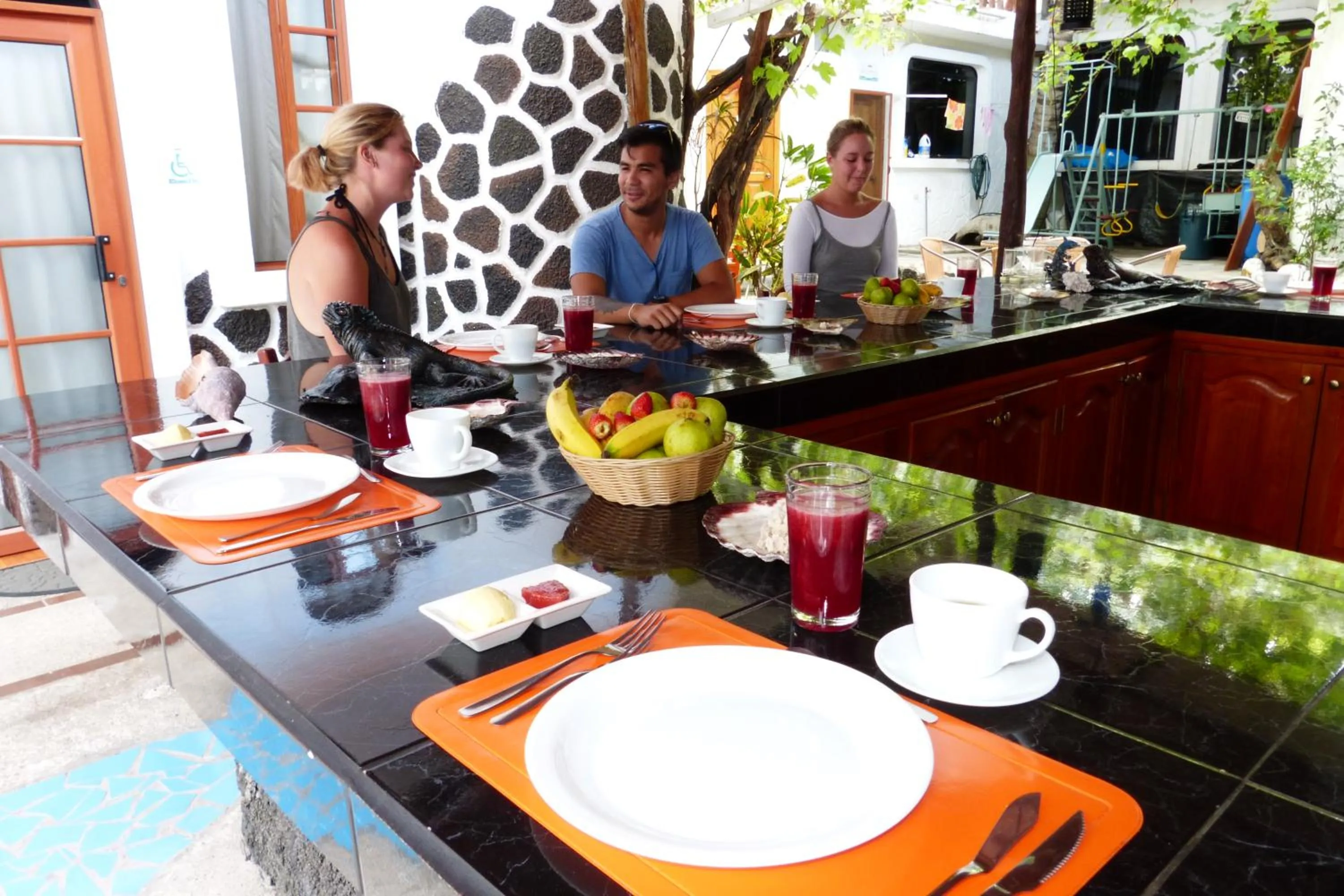 Staff in Hotel Coloma Galapagos