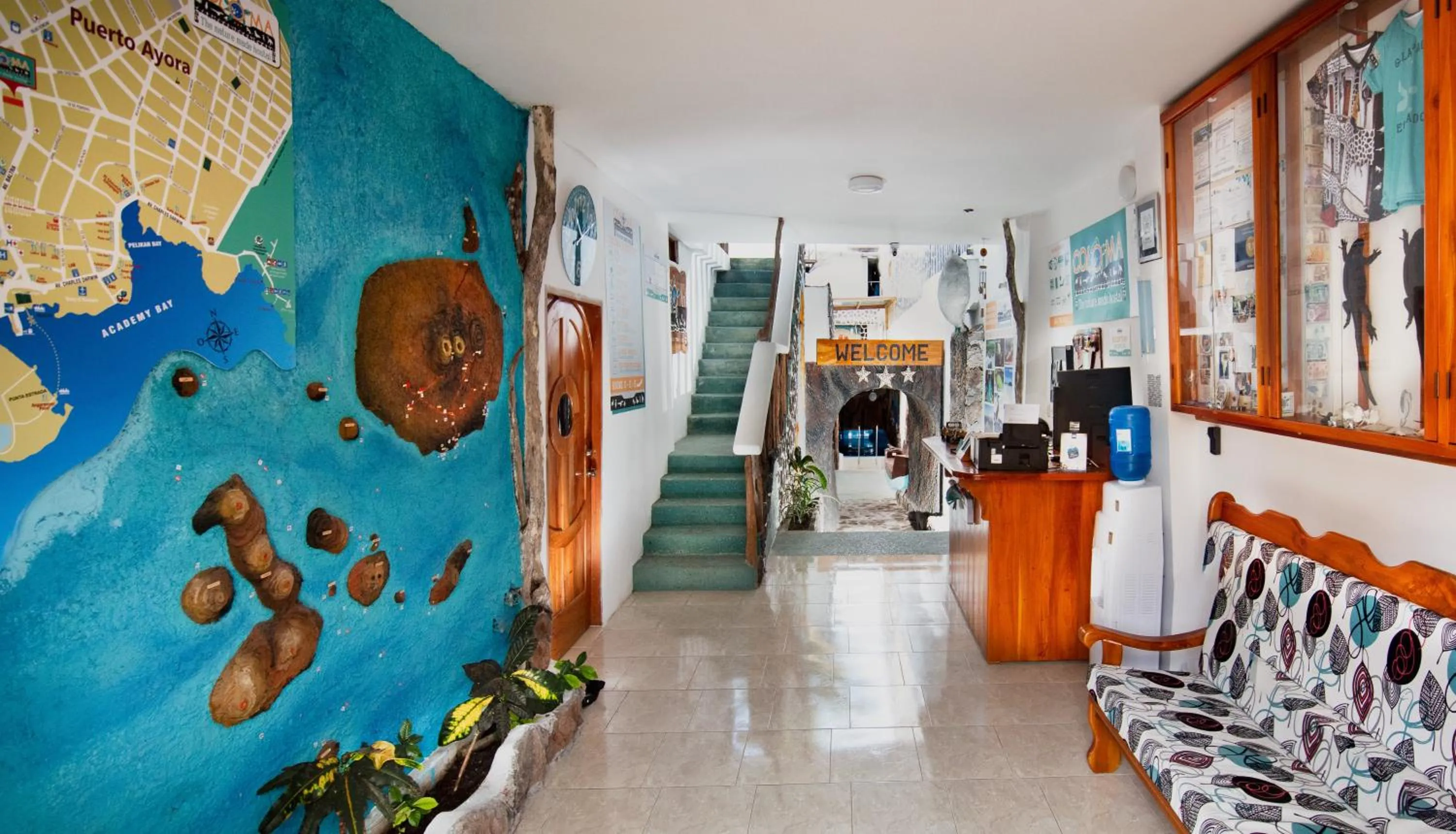 Lobby or reception in Hotel Coloma Galapagos