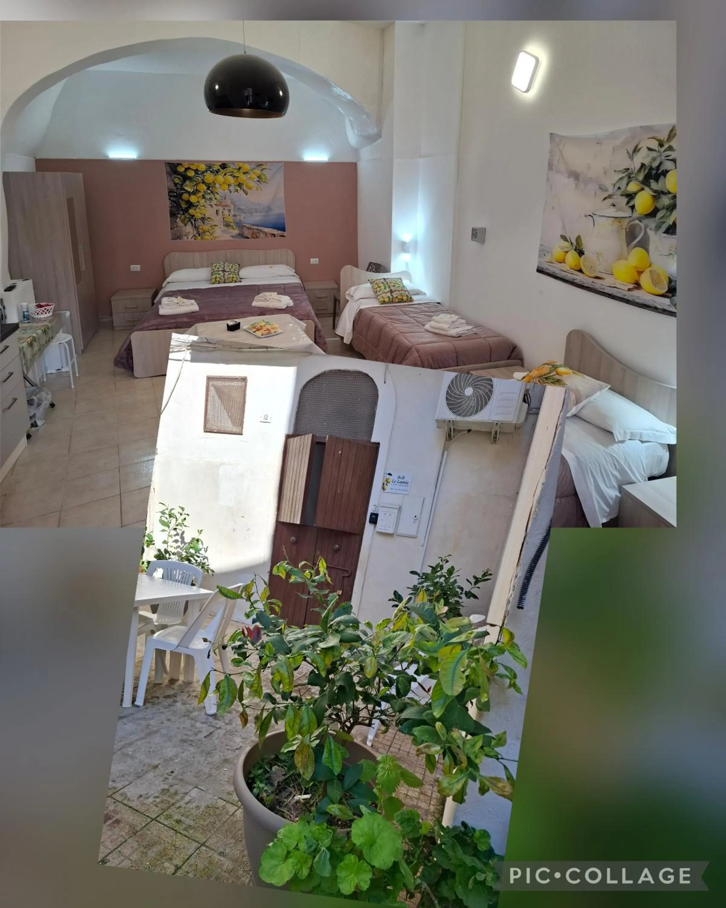 Bedroom in Le Lumìe "Bed, Breakfast end Kitchen in the Room"