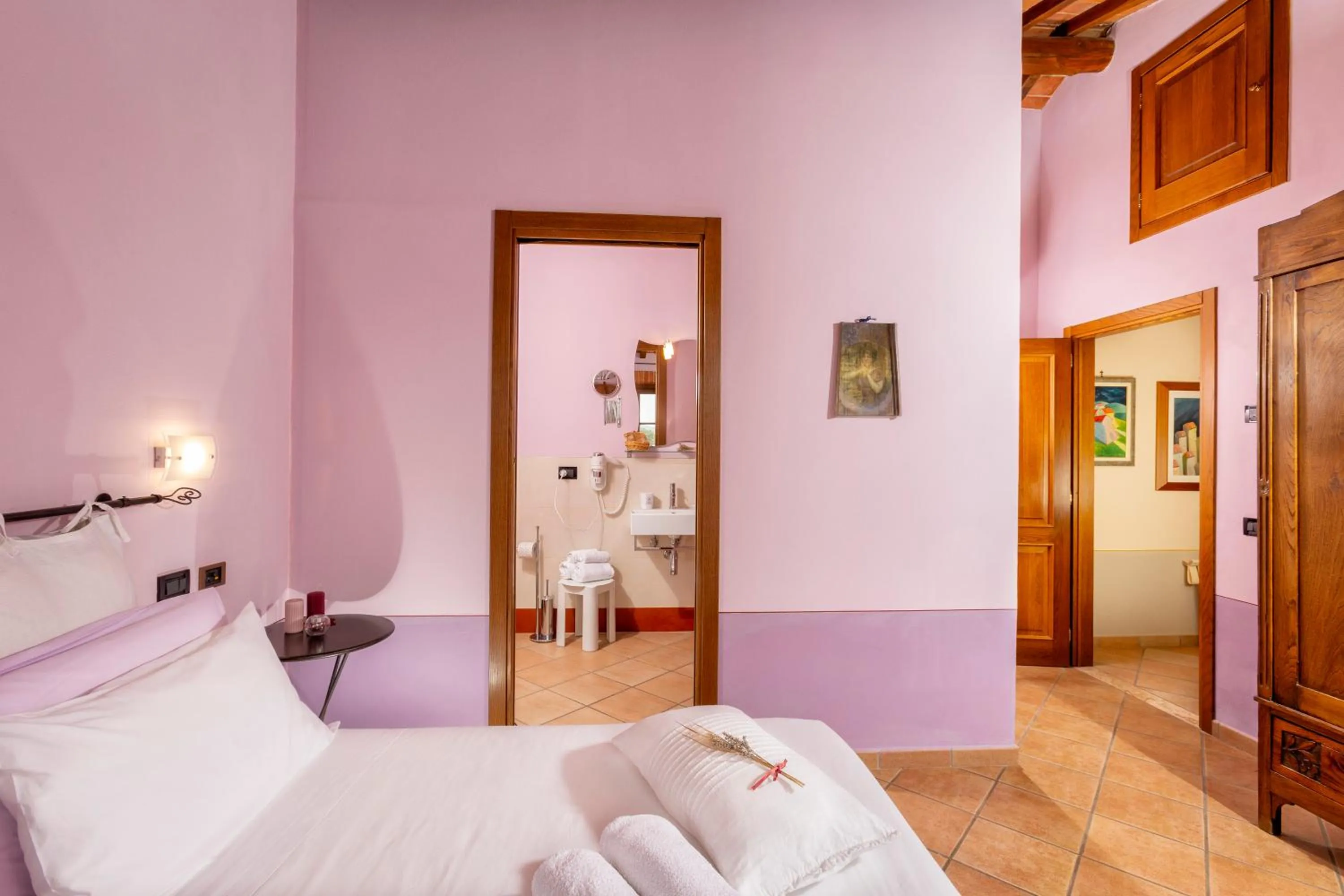 Bed in B&B La Casa di Assunta