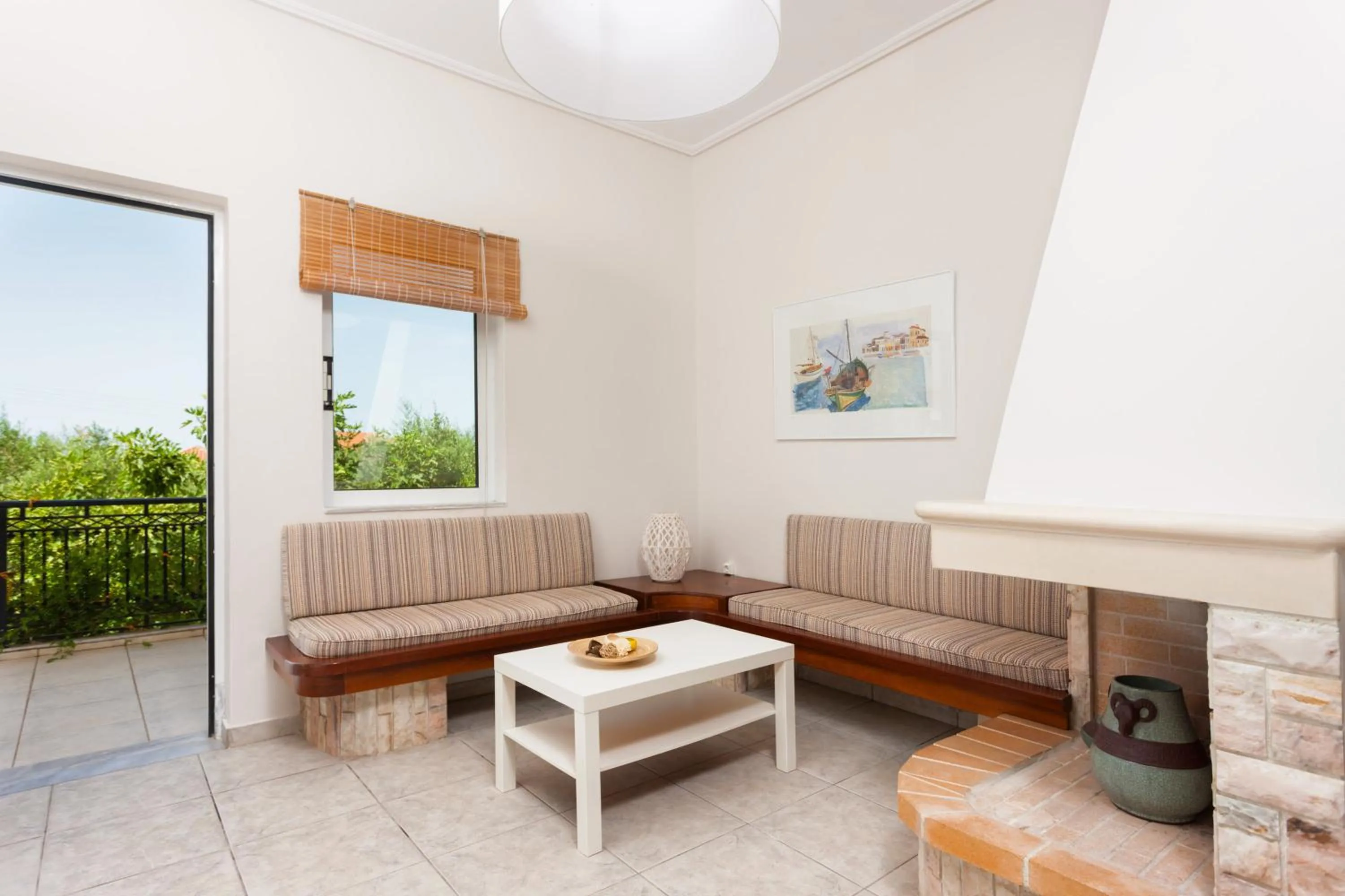 Seating area in Galatea