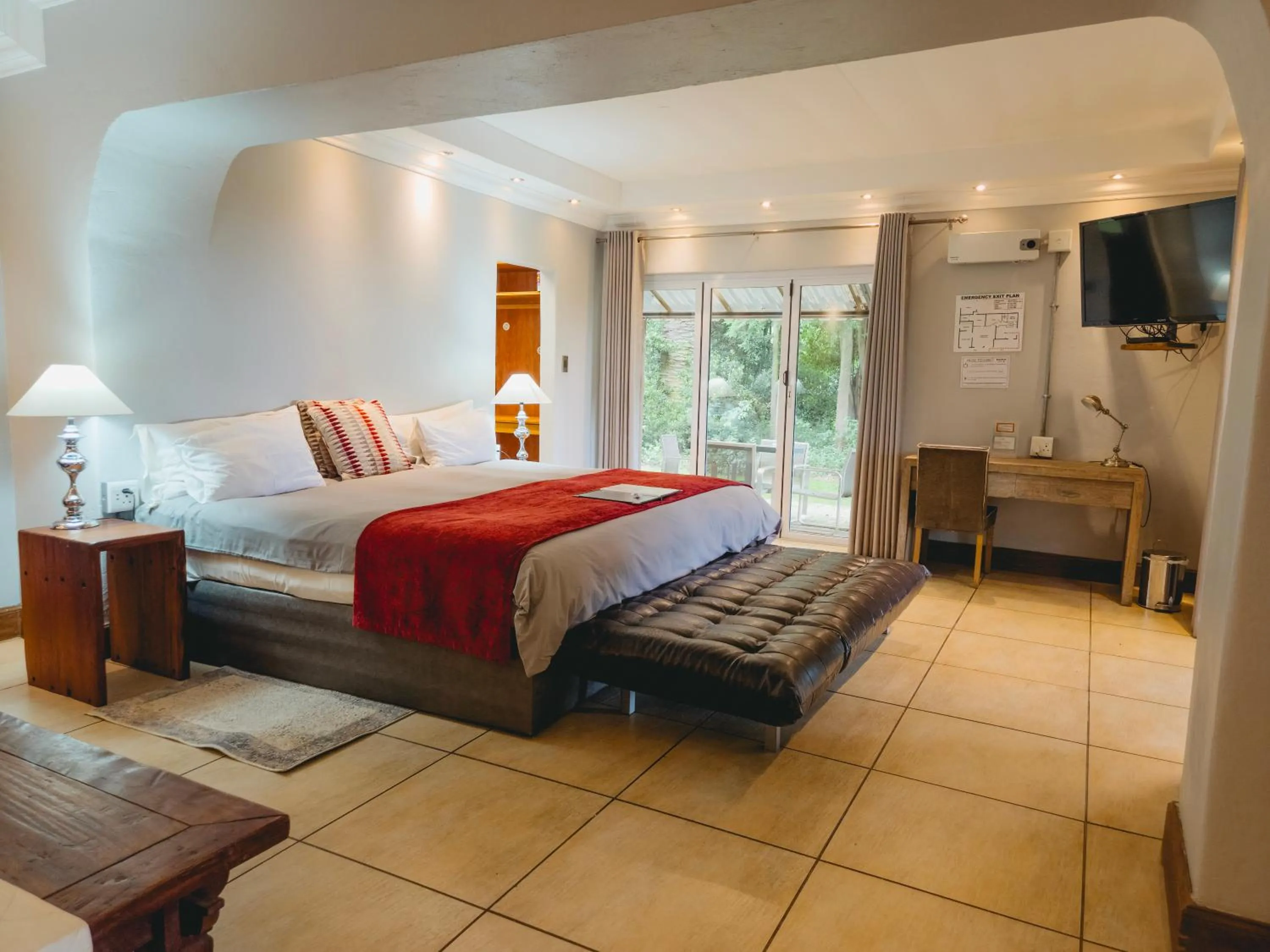 Bed in Highveld Splendour Boutique Bed and Breakfast