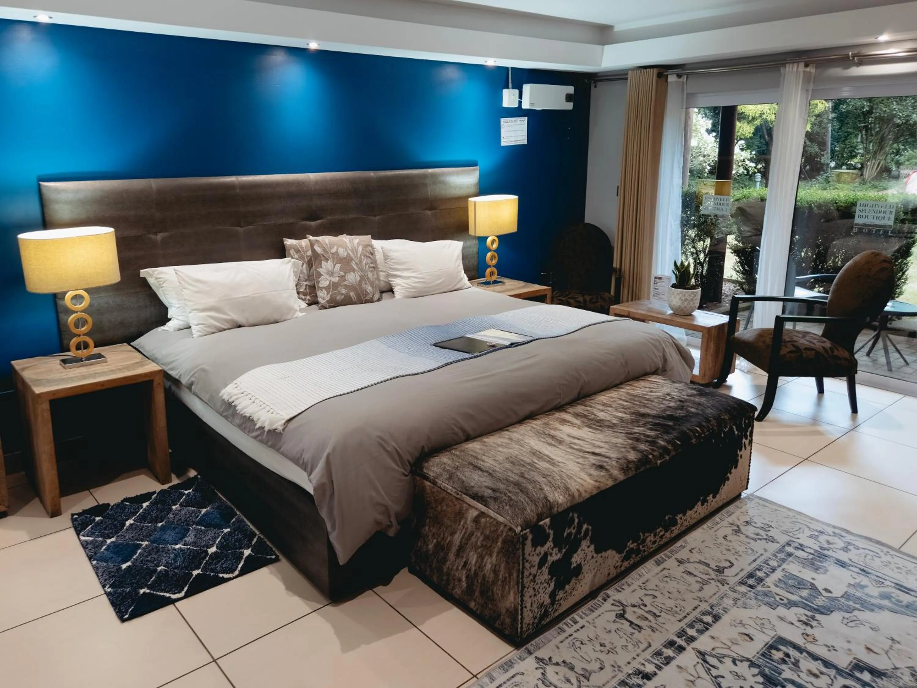 Bed in Highveld Splendour Boutique Bed and Breakfast