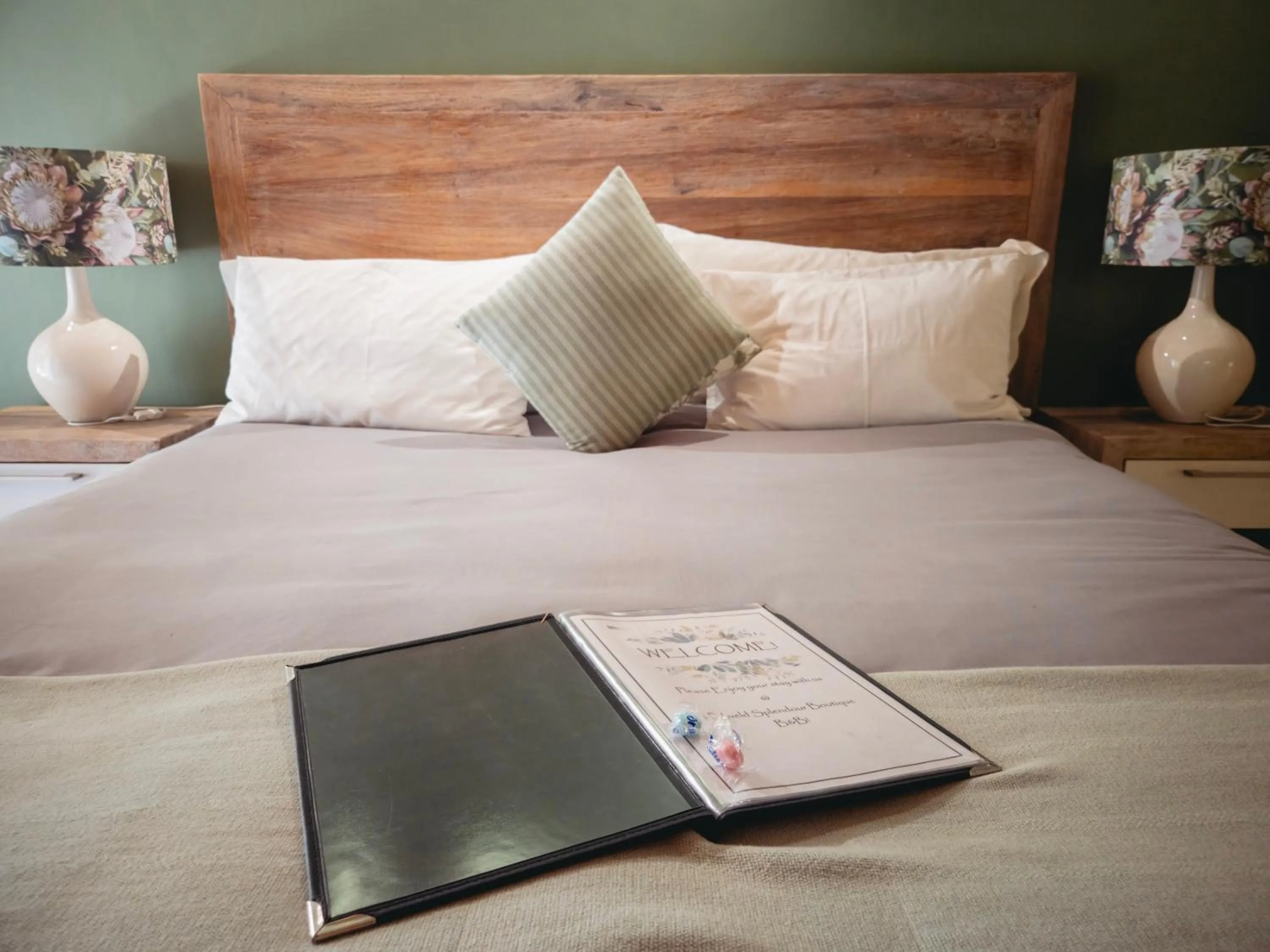 Bed in Highveld Splendour Boutique Bed and Breakfast