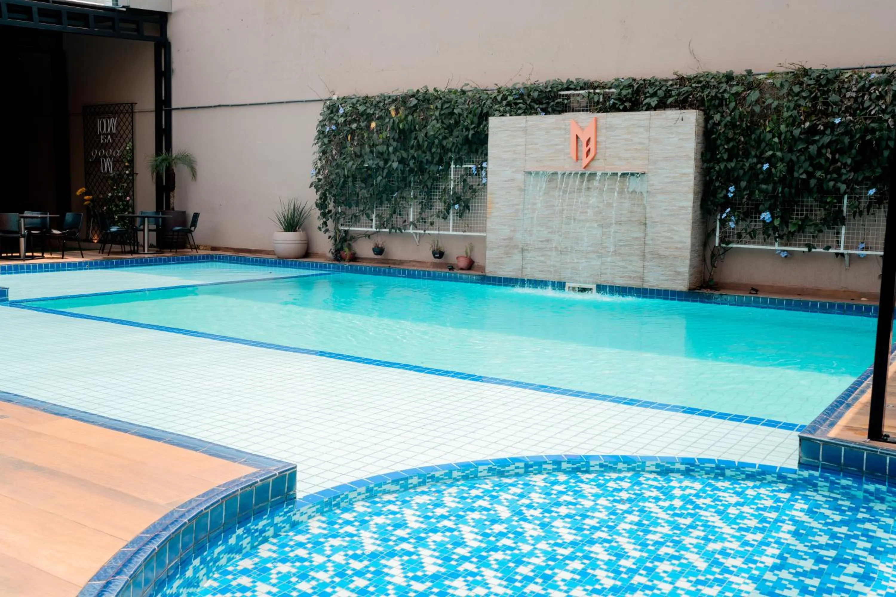 Swimming pool in Megal Suites Hotel