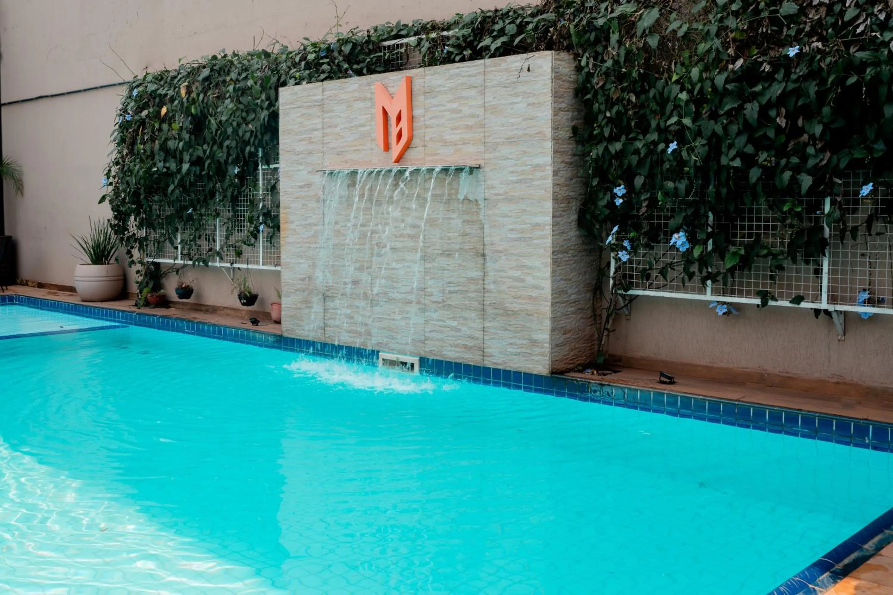 Swimming pool in Megal Suites Hotel