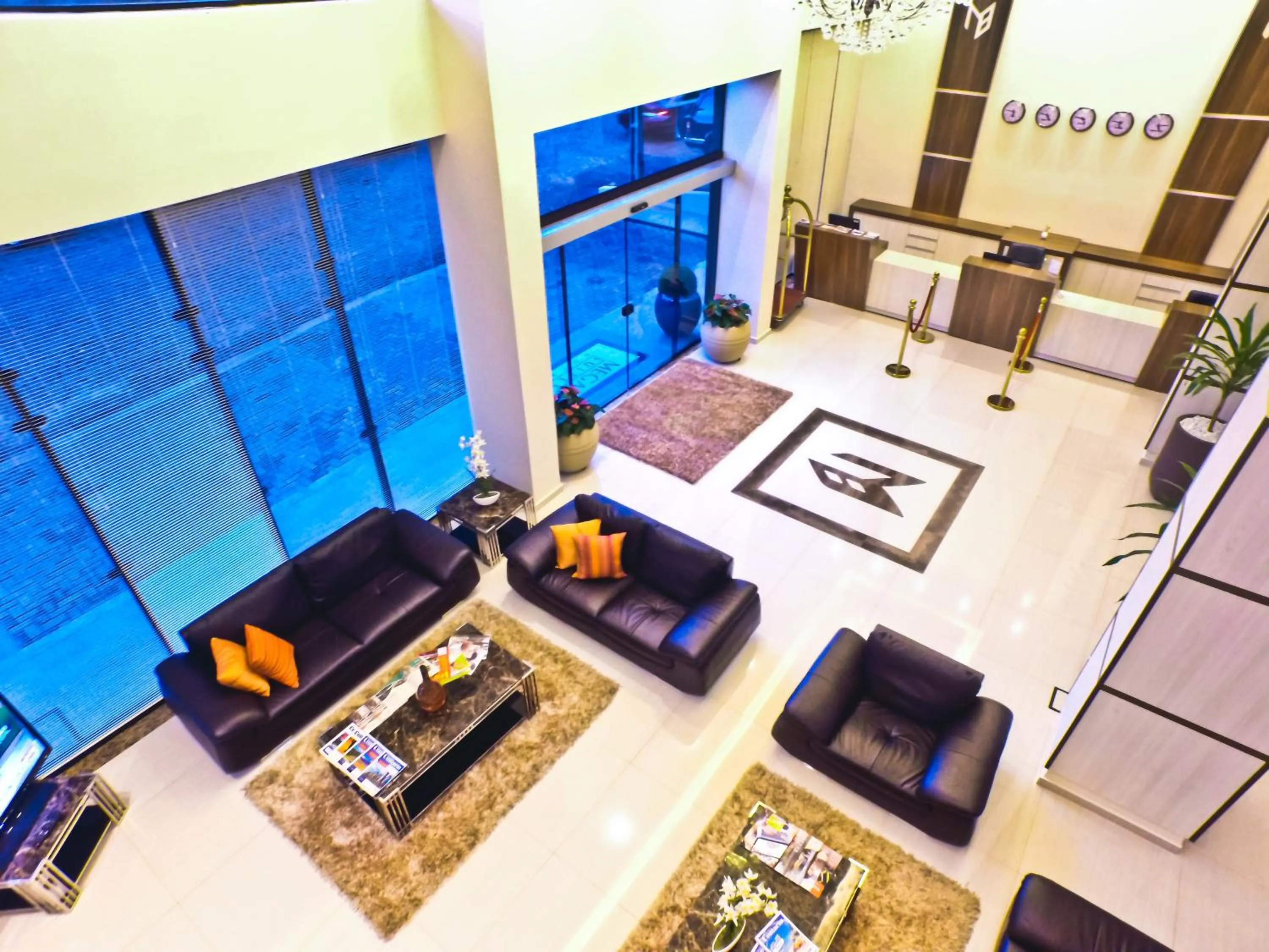 Lobby or reception in Megal Suites Hotel