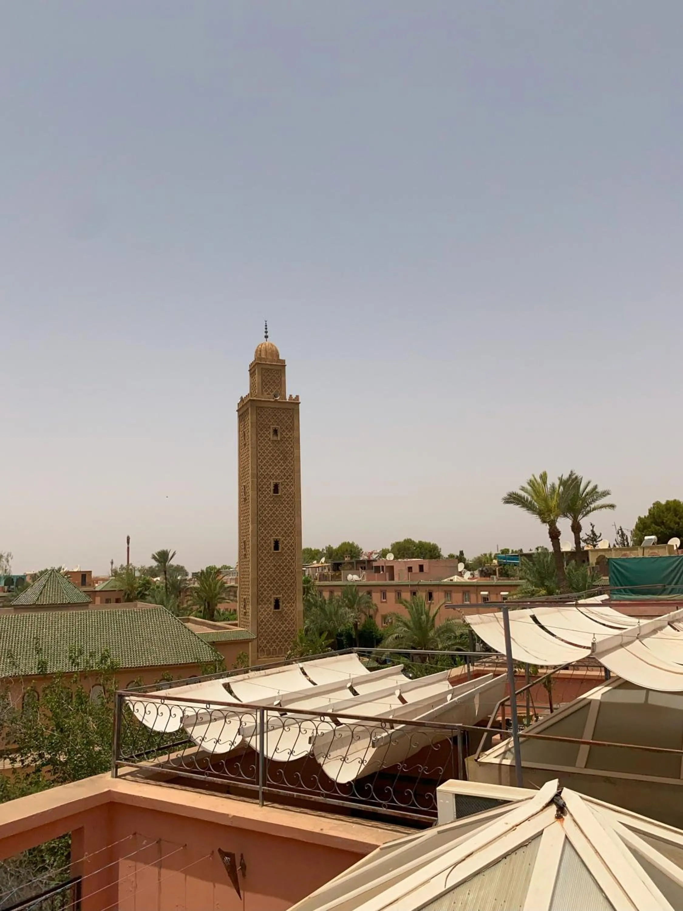 Landmark view in Riad with 3 Swimming Pools