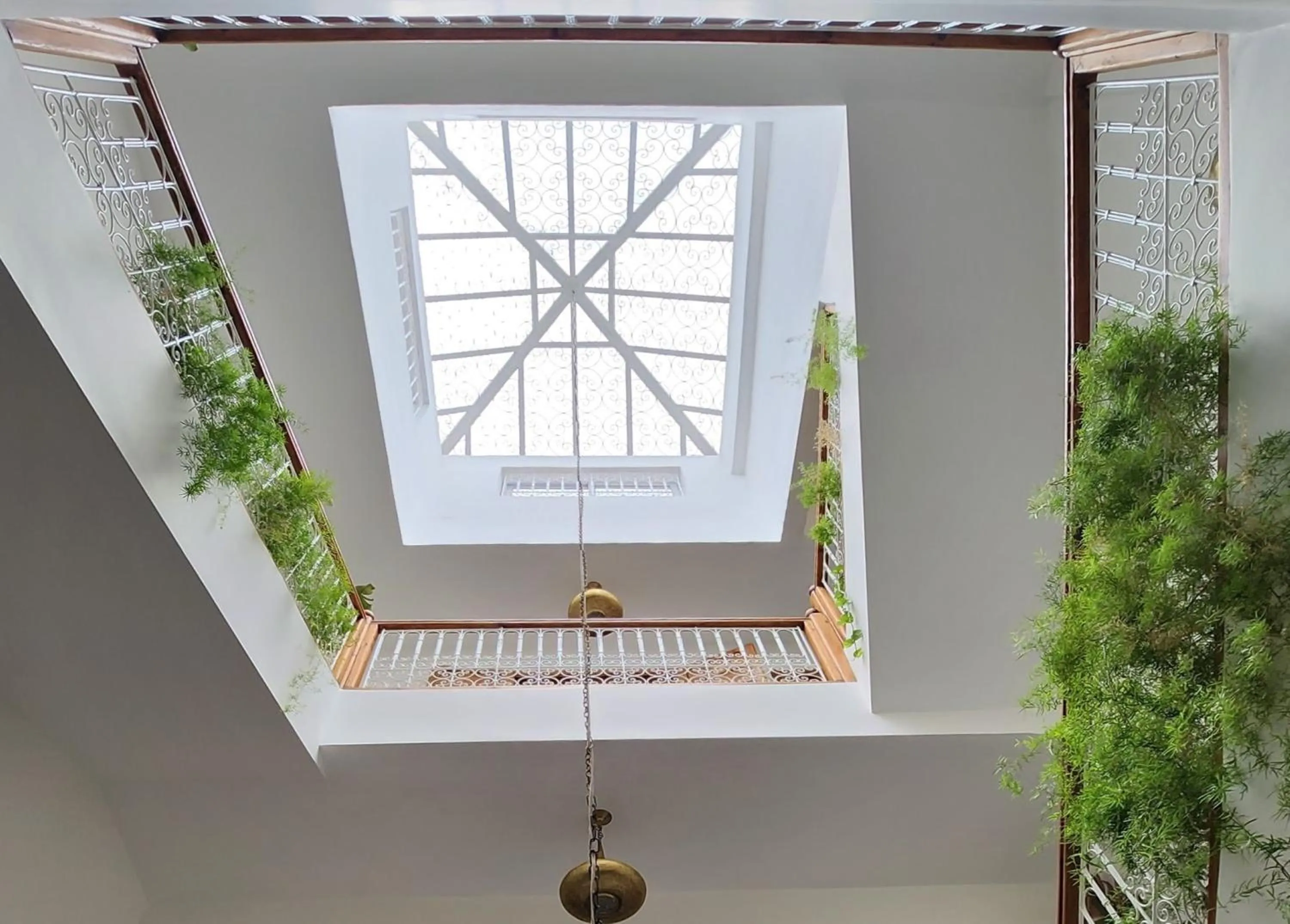 Patio in Riad with 3 Swimming Pools