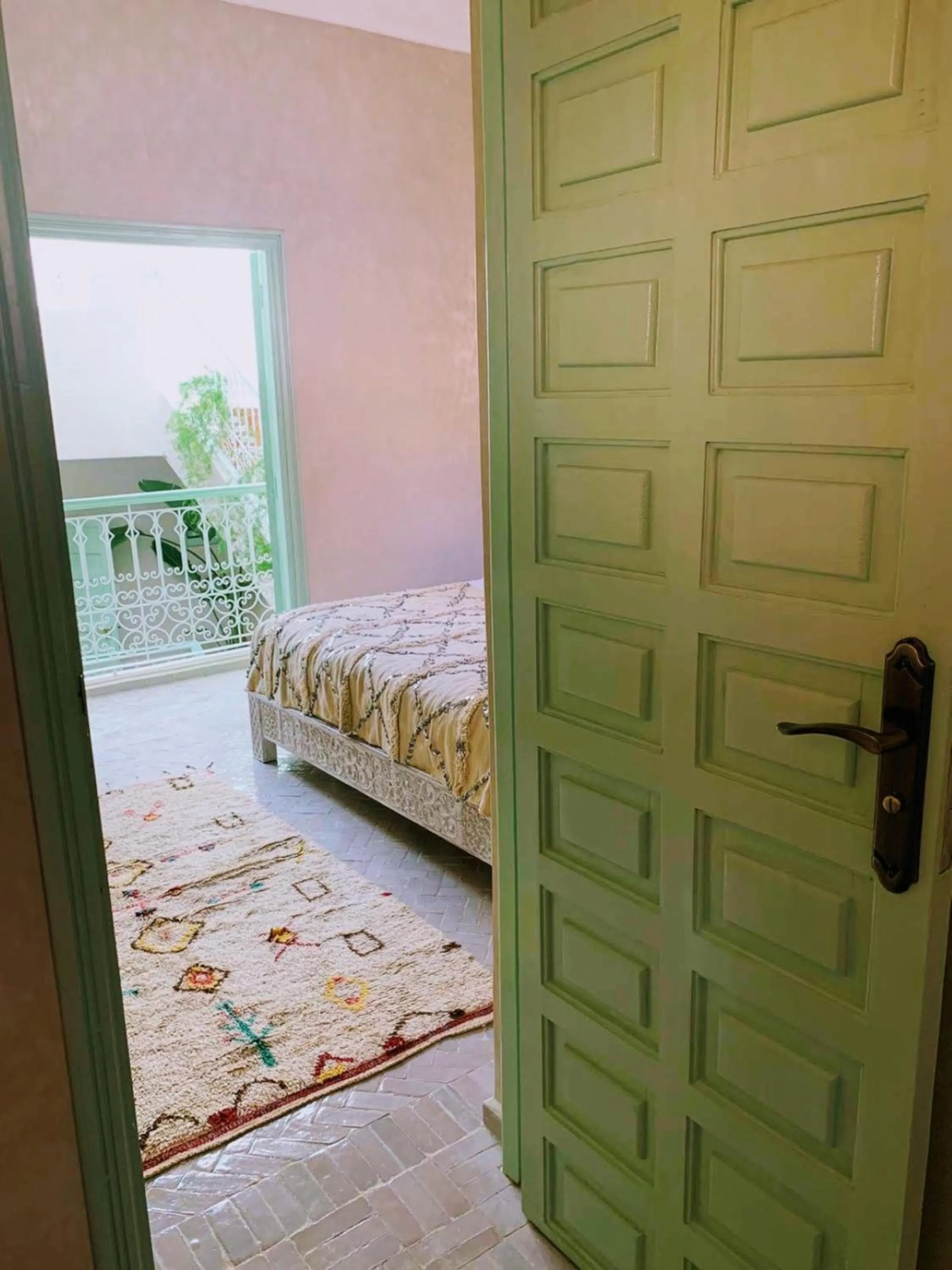 Bedroom, Bed in Riad with 3 Swimming Pools