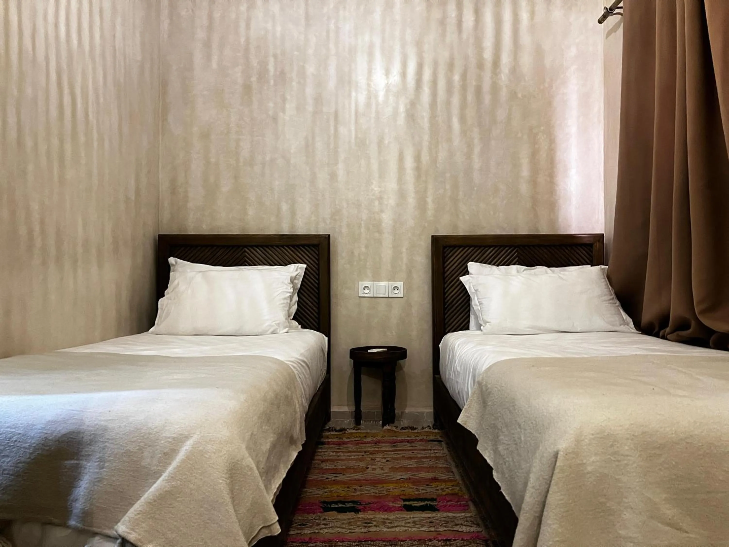 Bedroom, Bed in Riad with 3 Swimming Pools