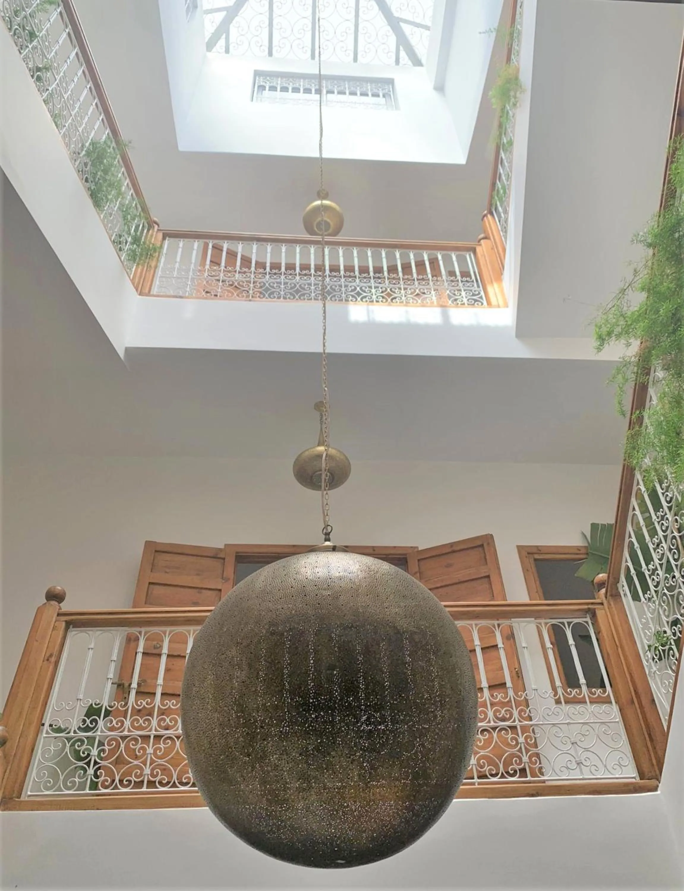 Patio in Riad with 3 Swimming Pools