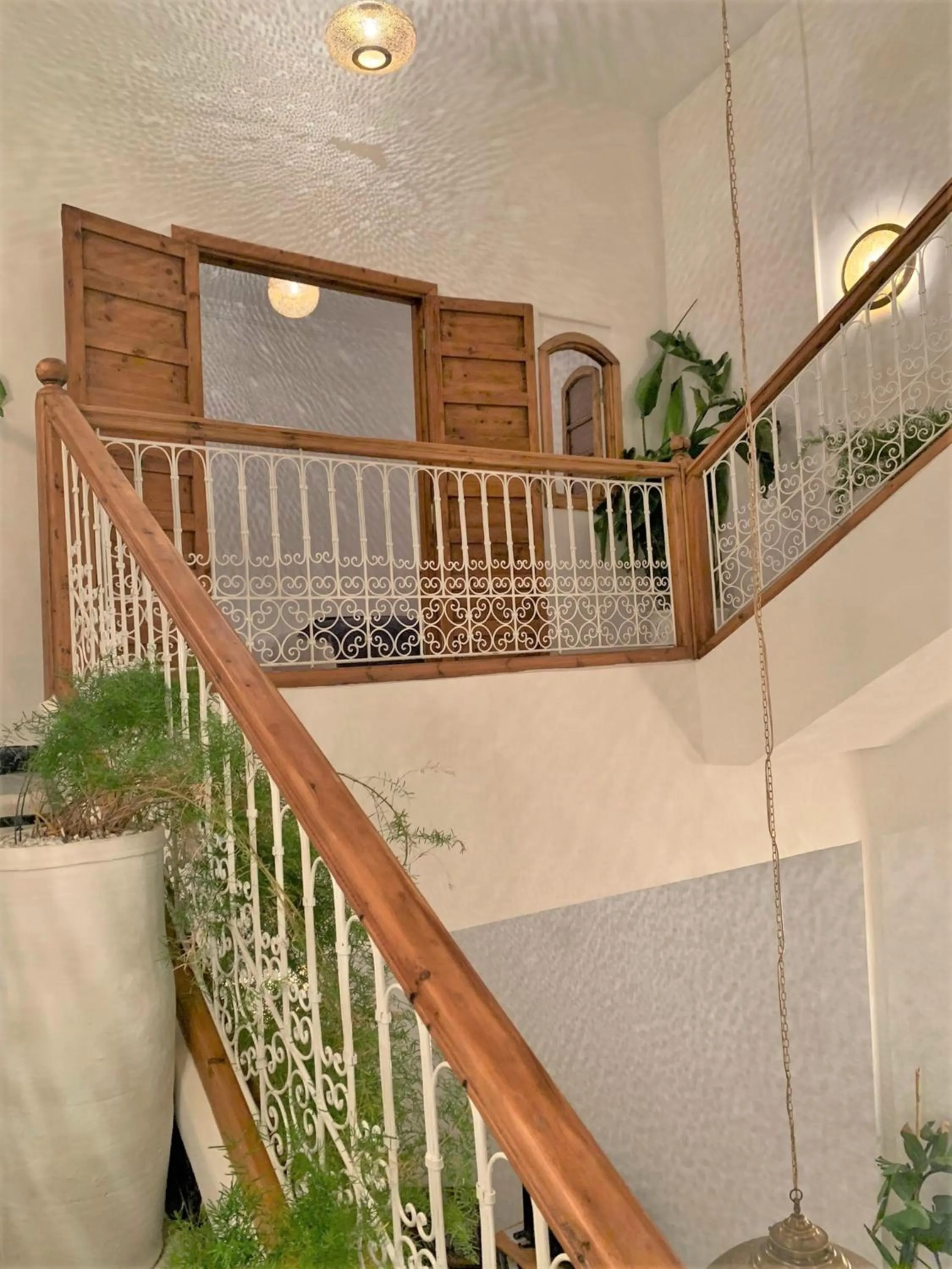 Patio in Riad with 3 Swimming Pools