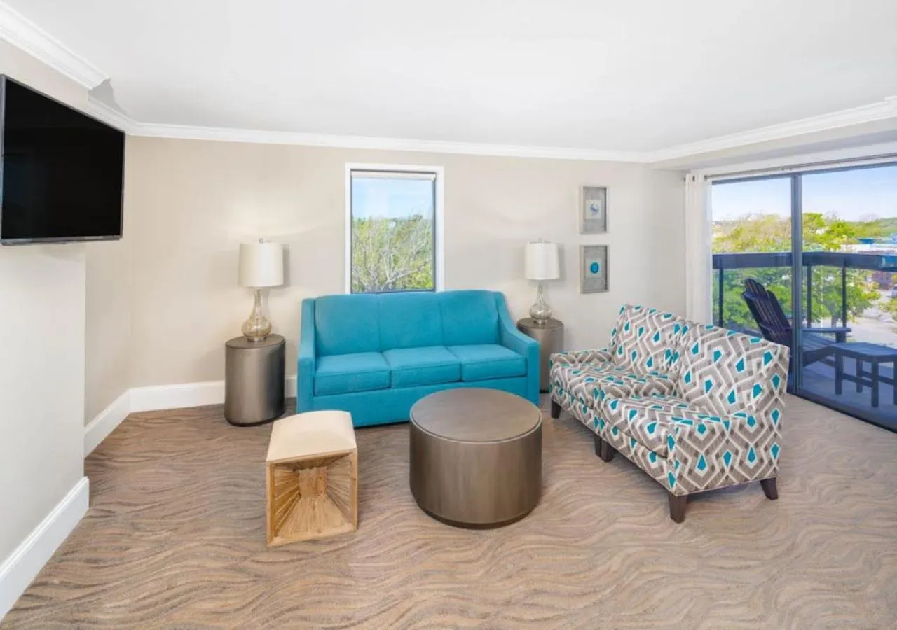 Bedroom in Bask Hotel at Big Rock Landing
