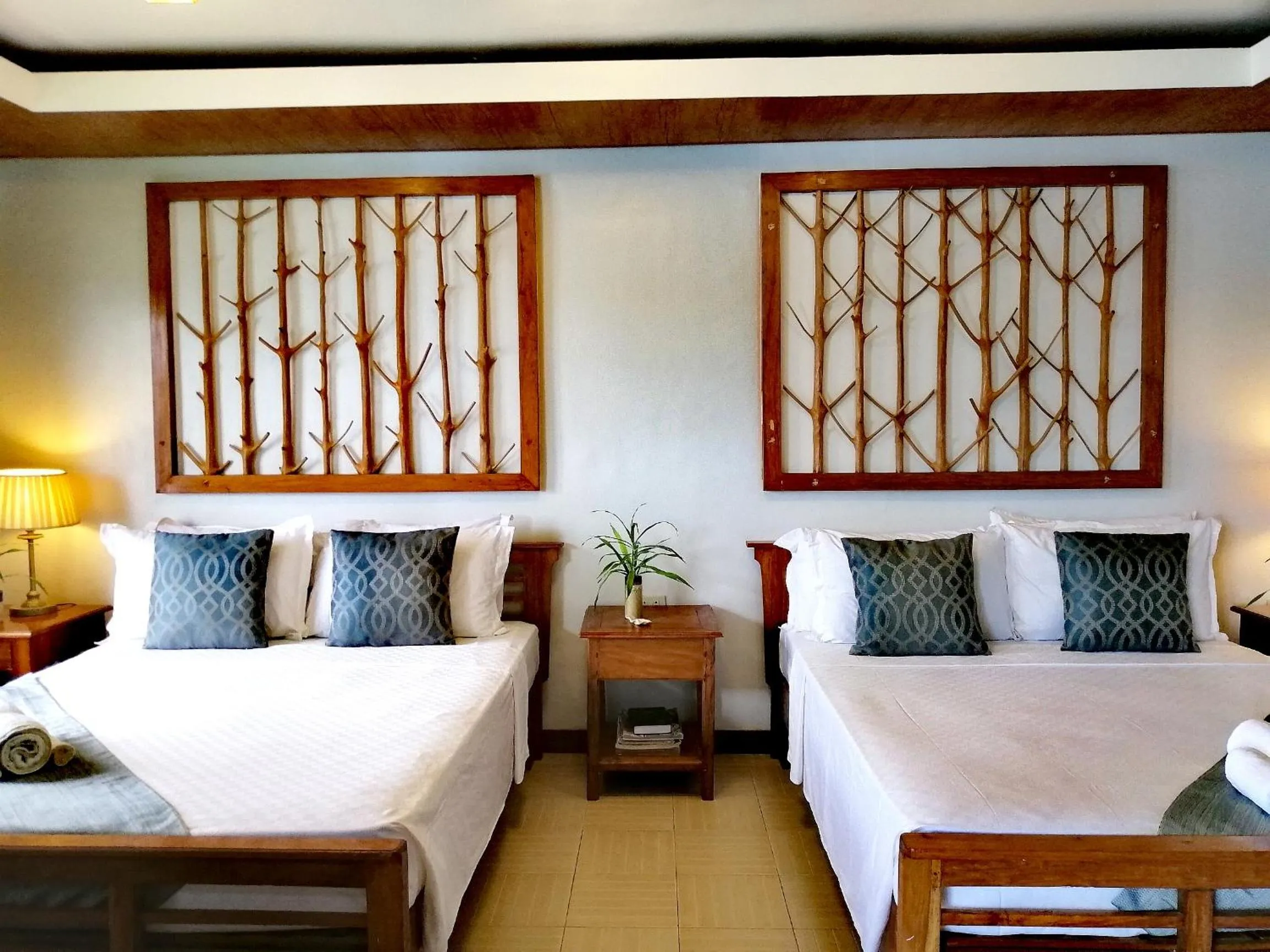 Bed in La Estancia Busuanga