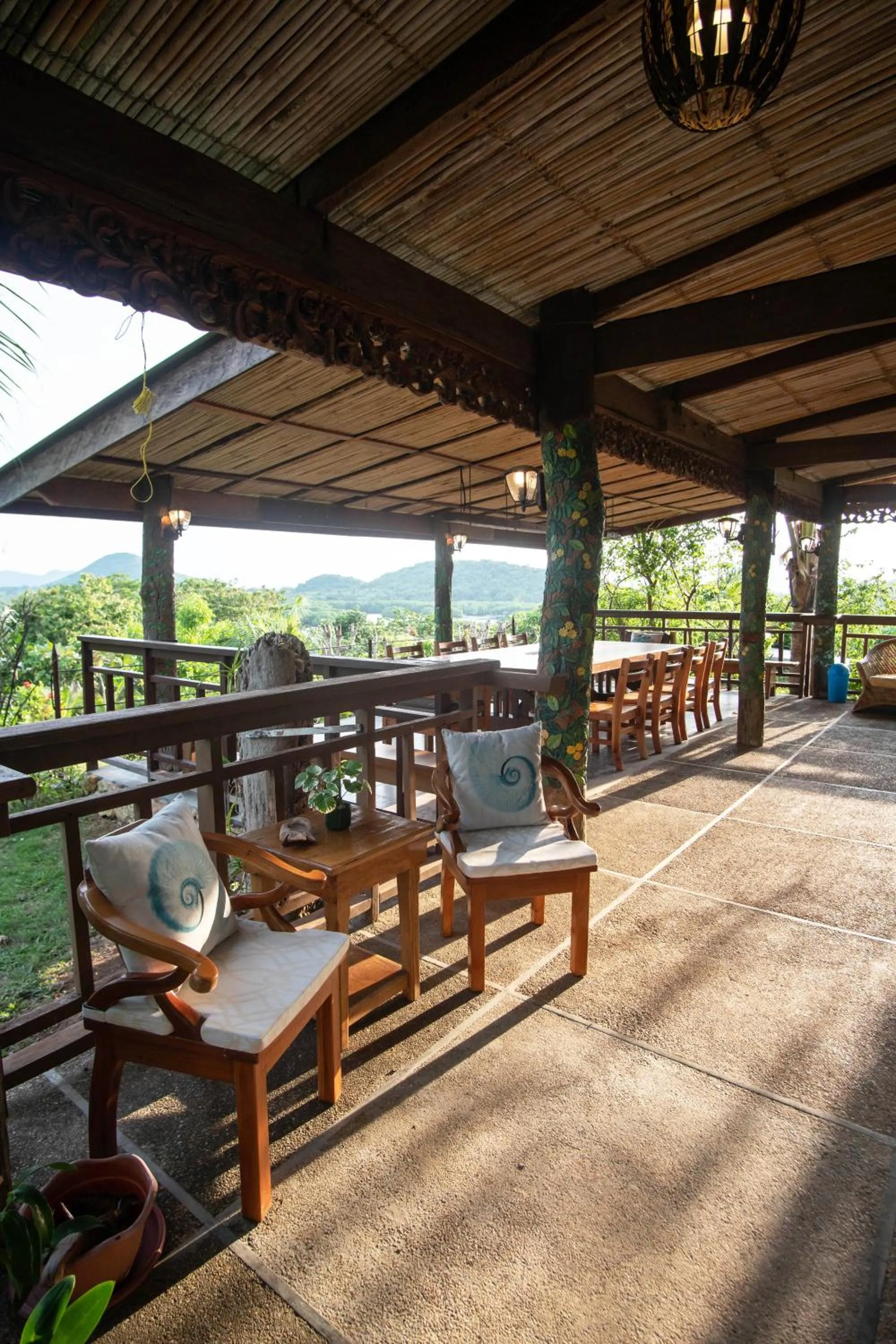 Patio in La Estancia Busuanga