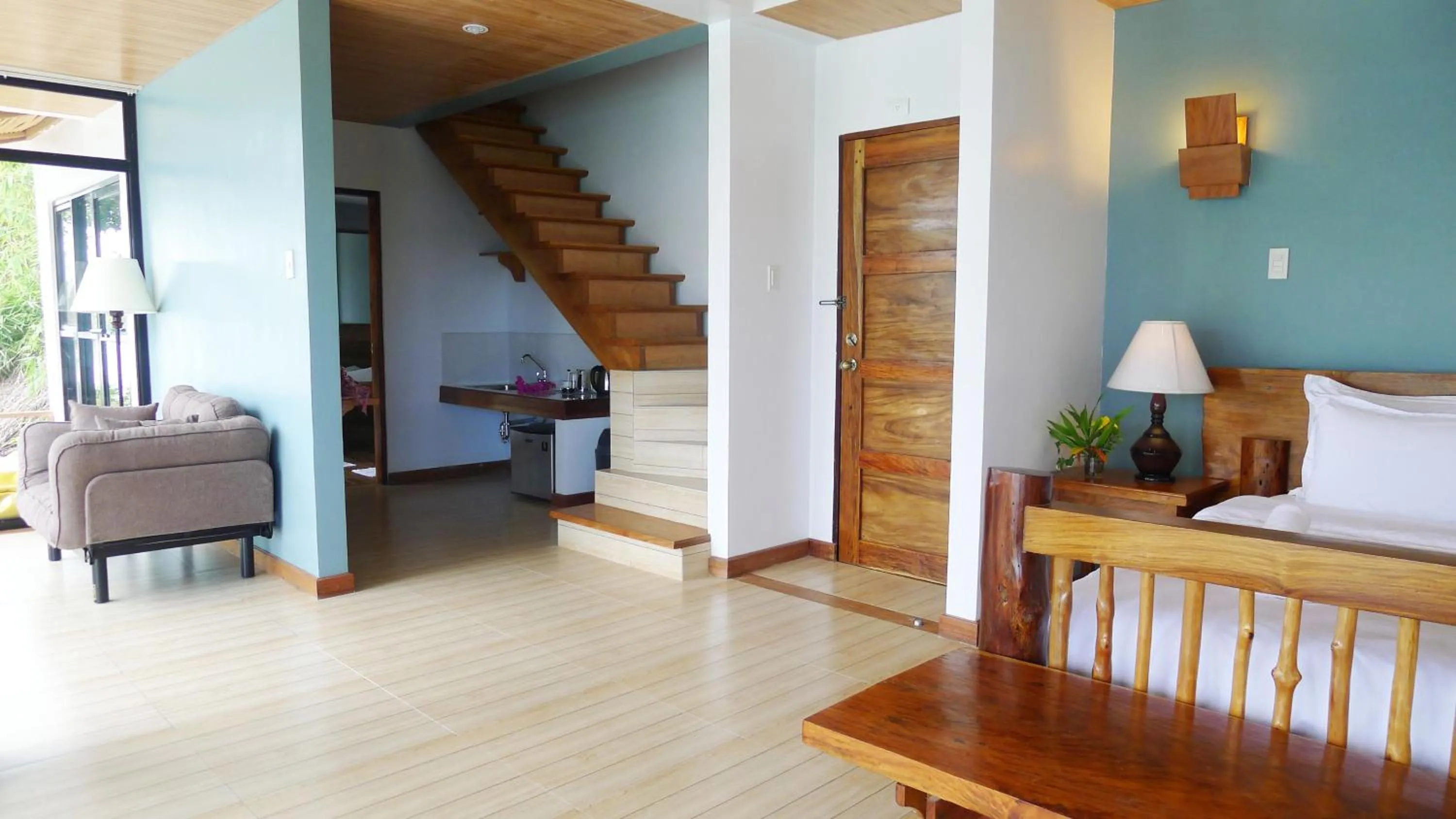 Bed in La Estancia Busuanga