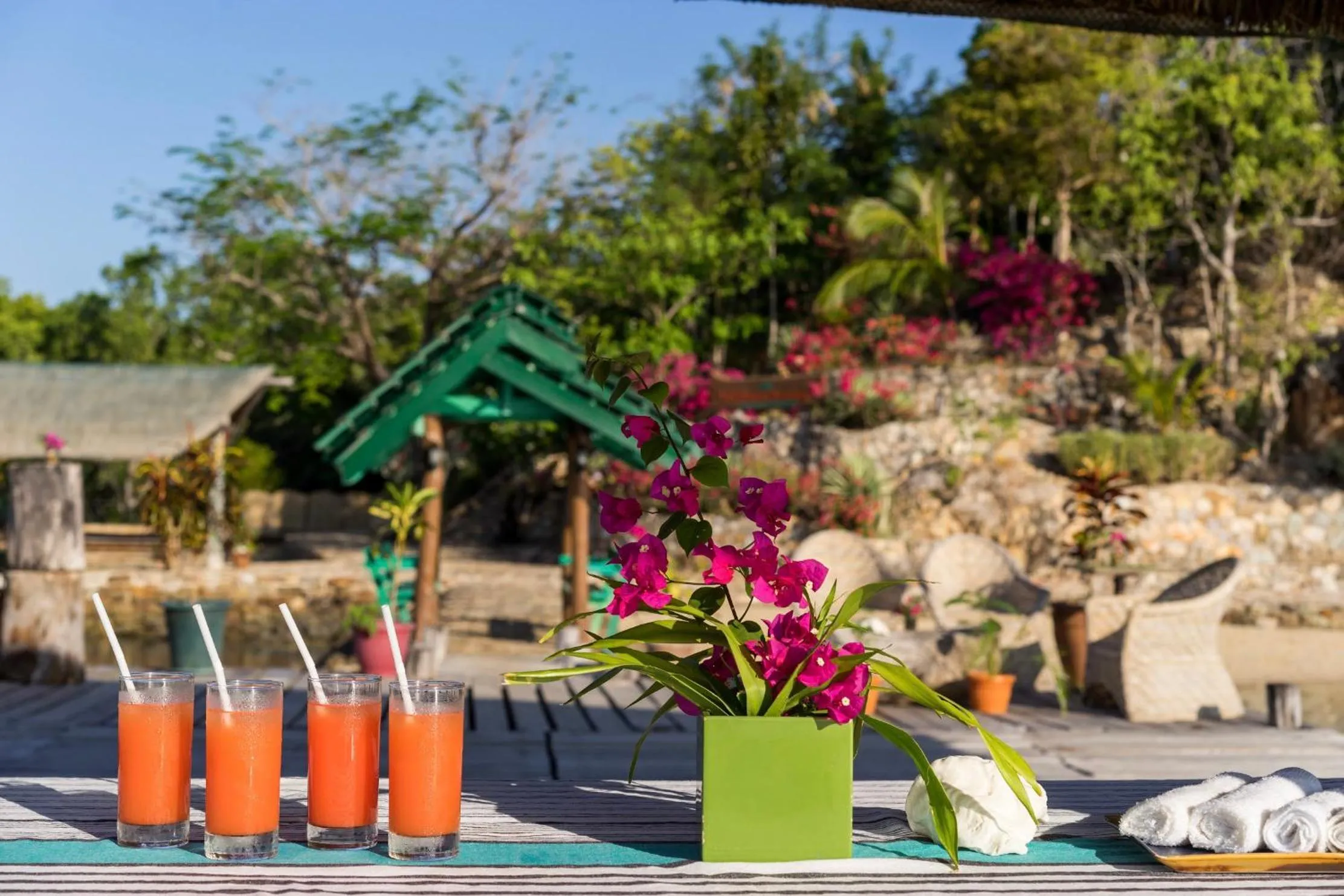 Patio in La Estancia Busuanga