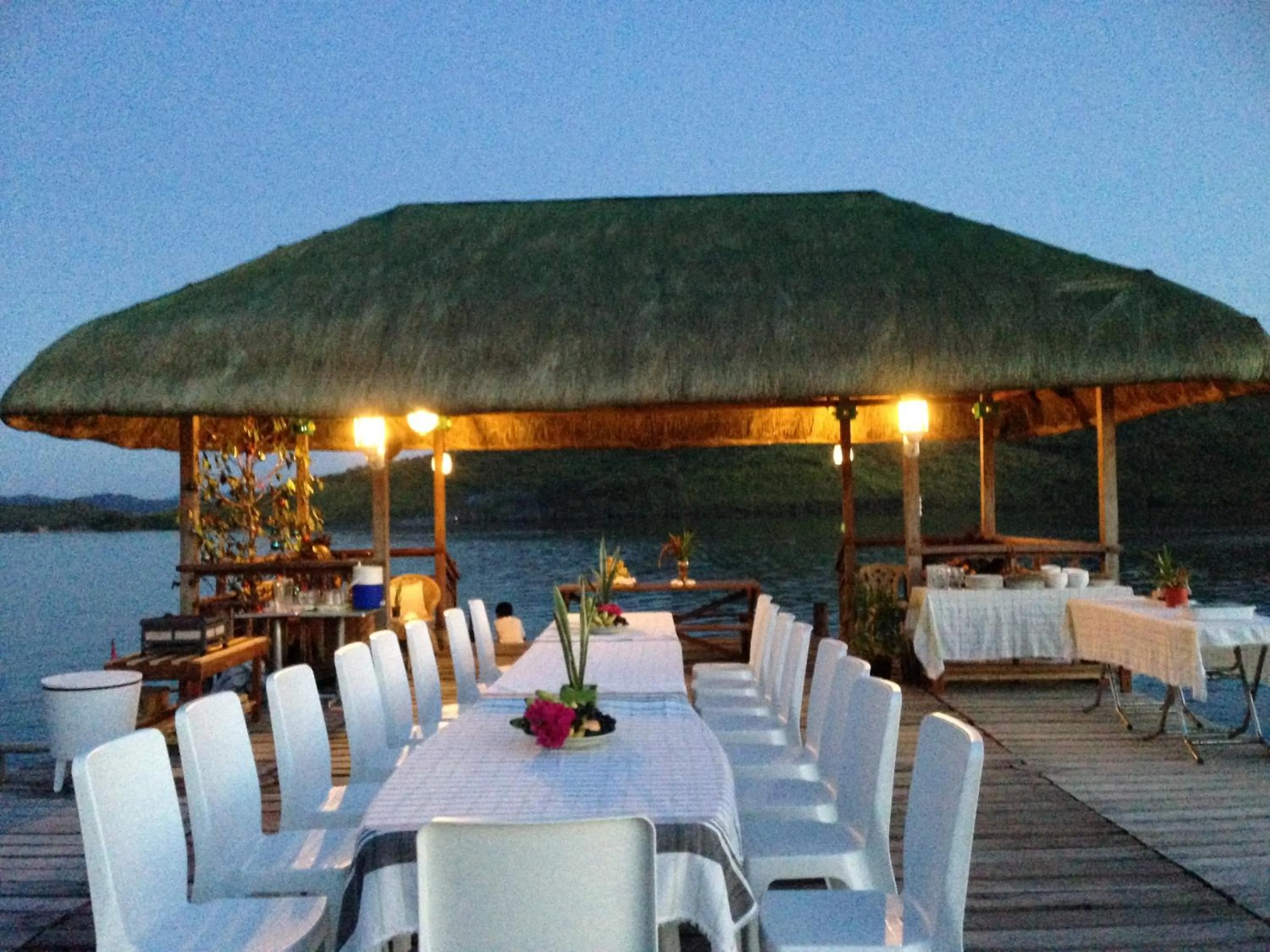 Dining area in La Estancia Busuanga