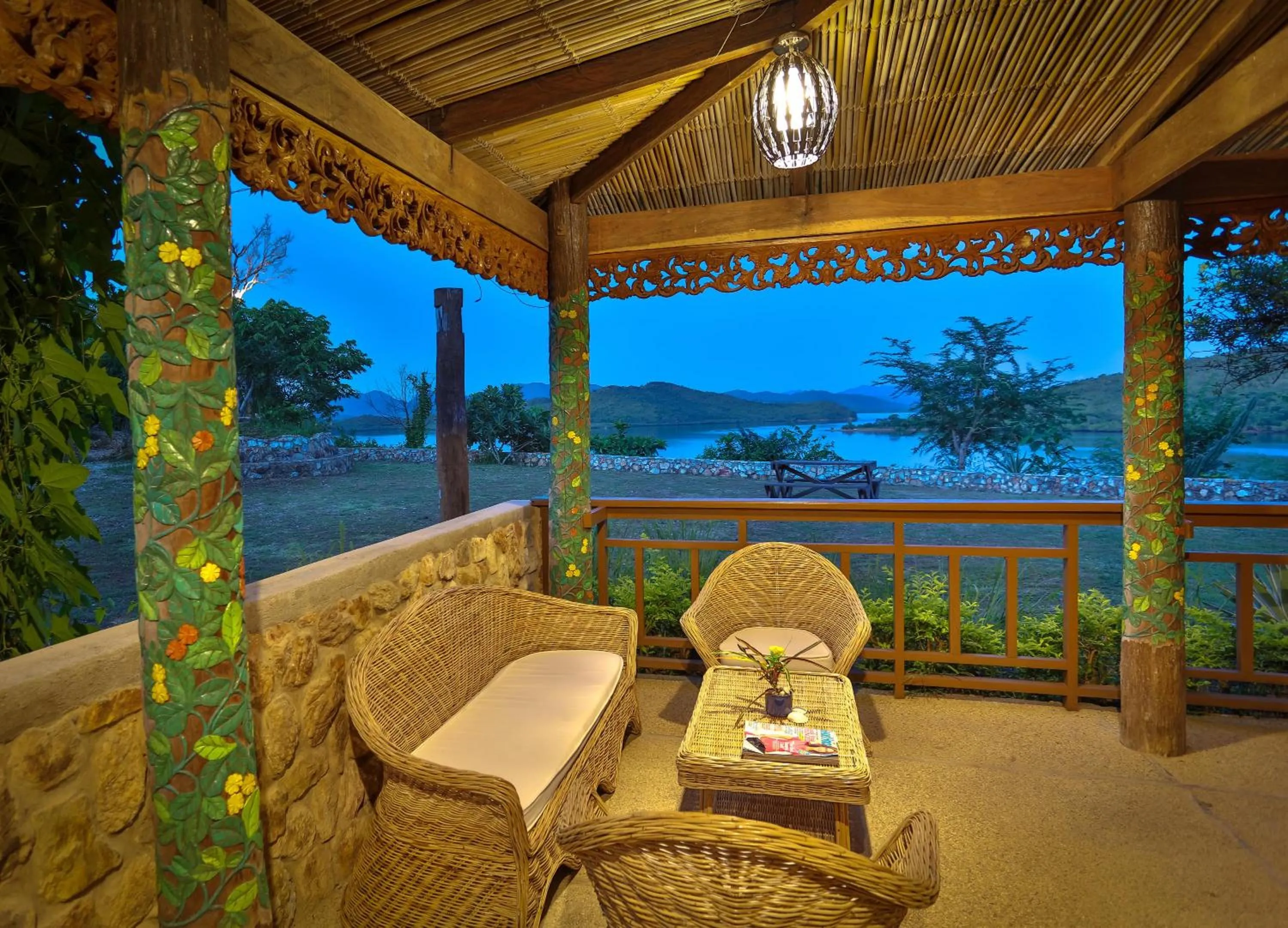 Patio in La Estancia Busuanga