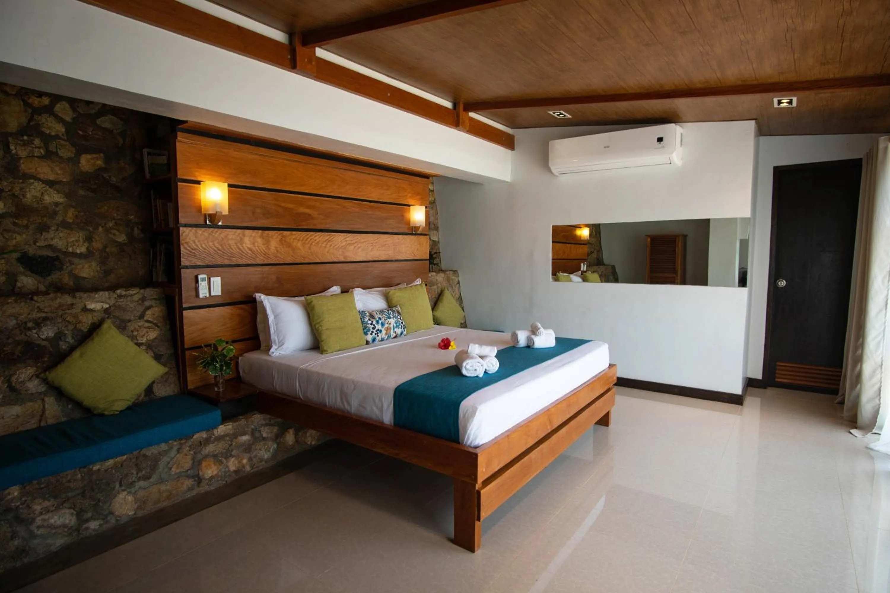 Bed in La Estancia Busuanga