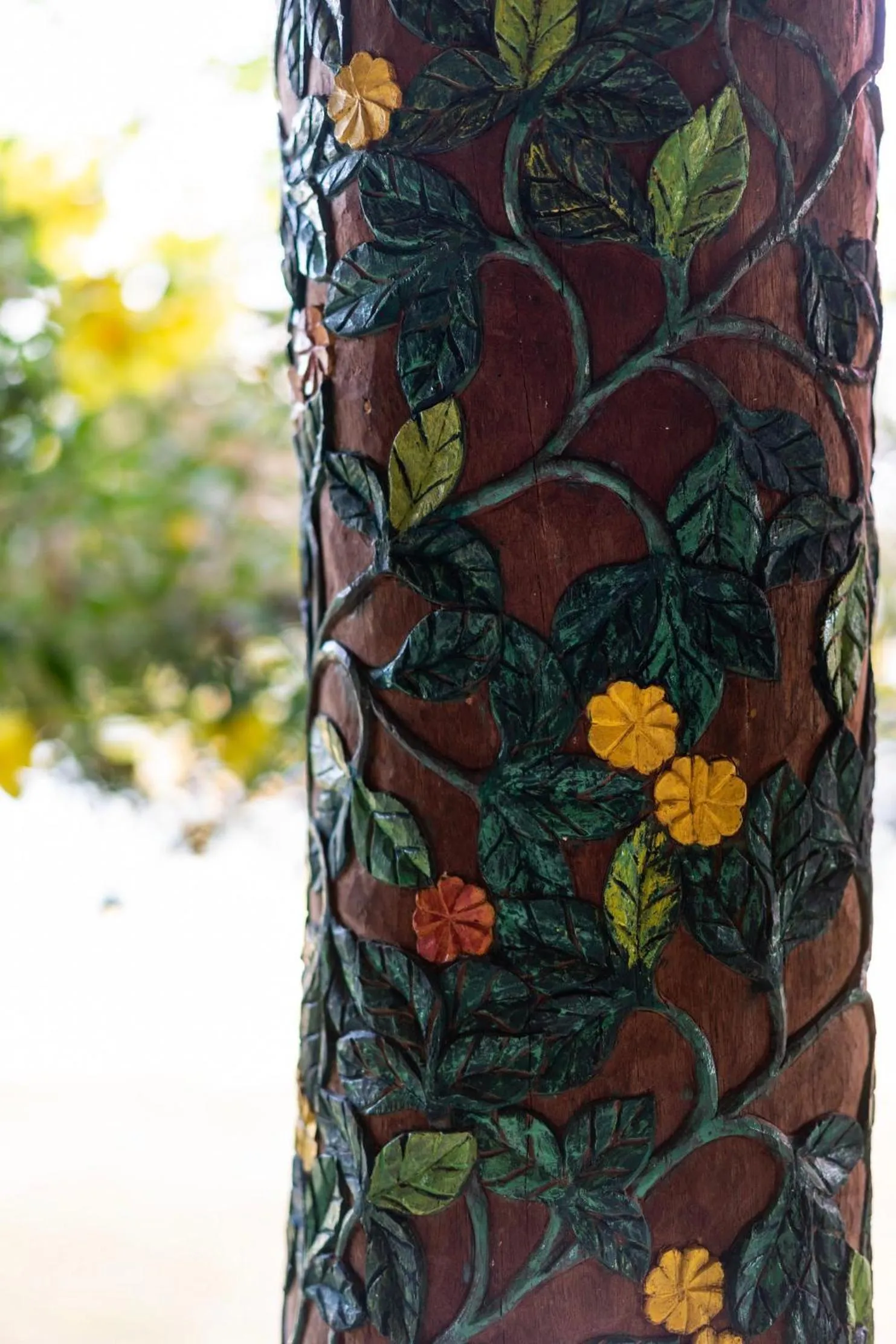 Decorative detail in La Estancia Busuanga