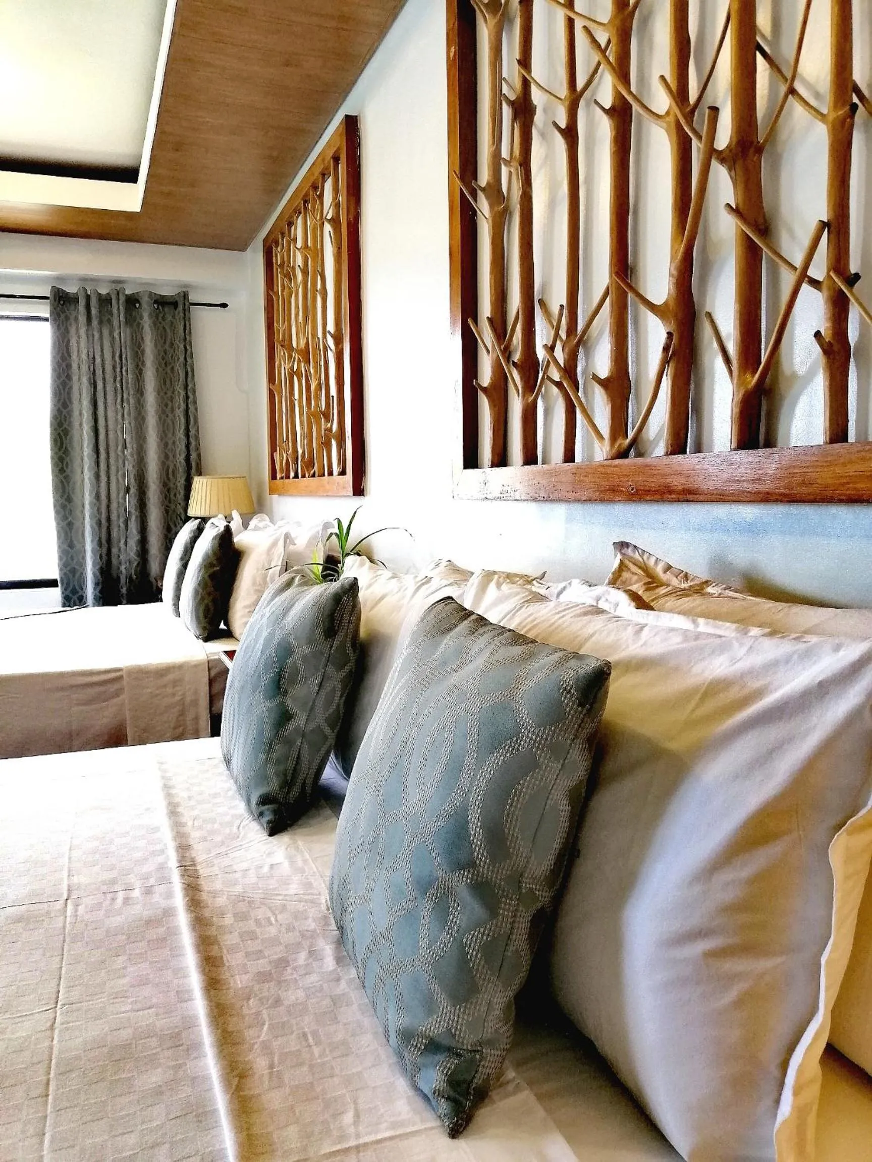 Bed in La Estancia Busuanga