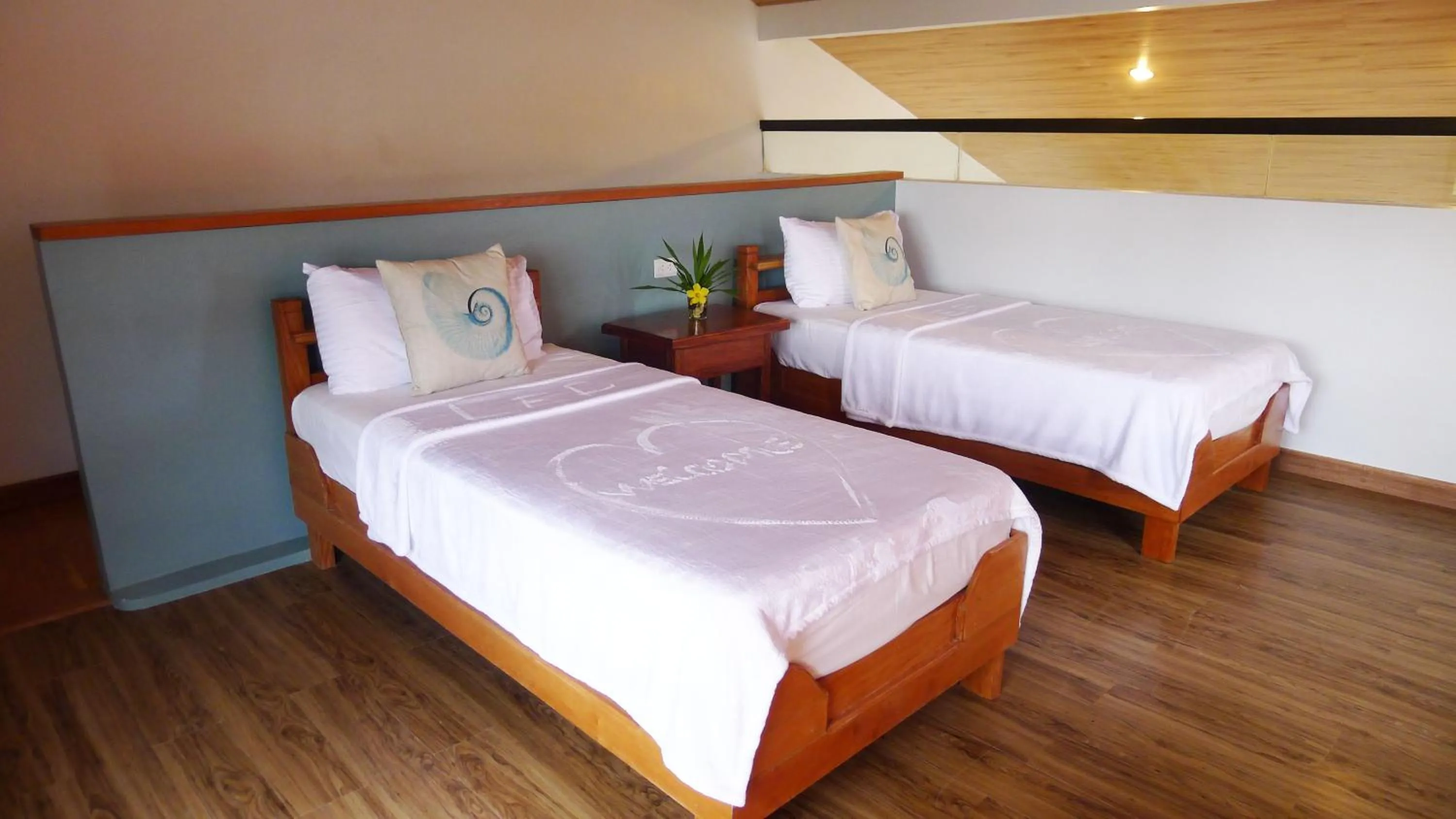 Bed in La Estancia Busuanga